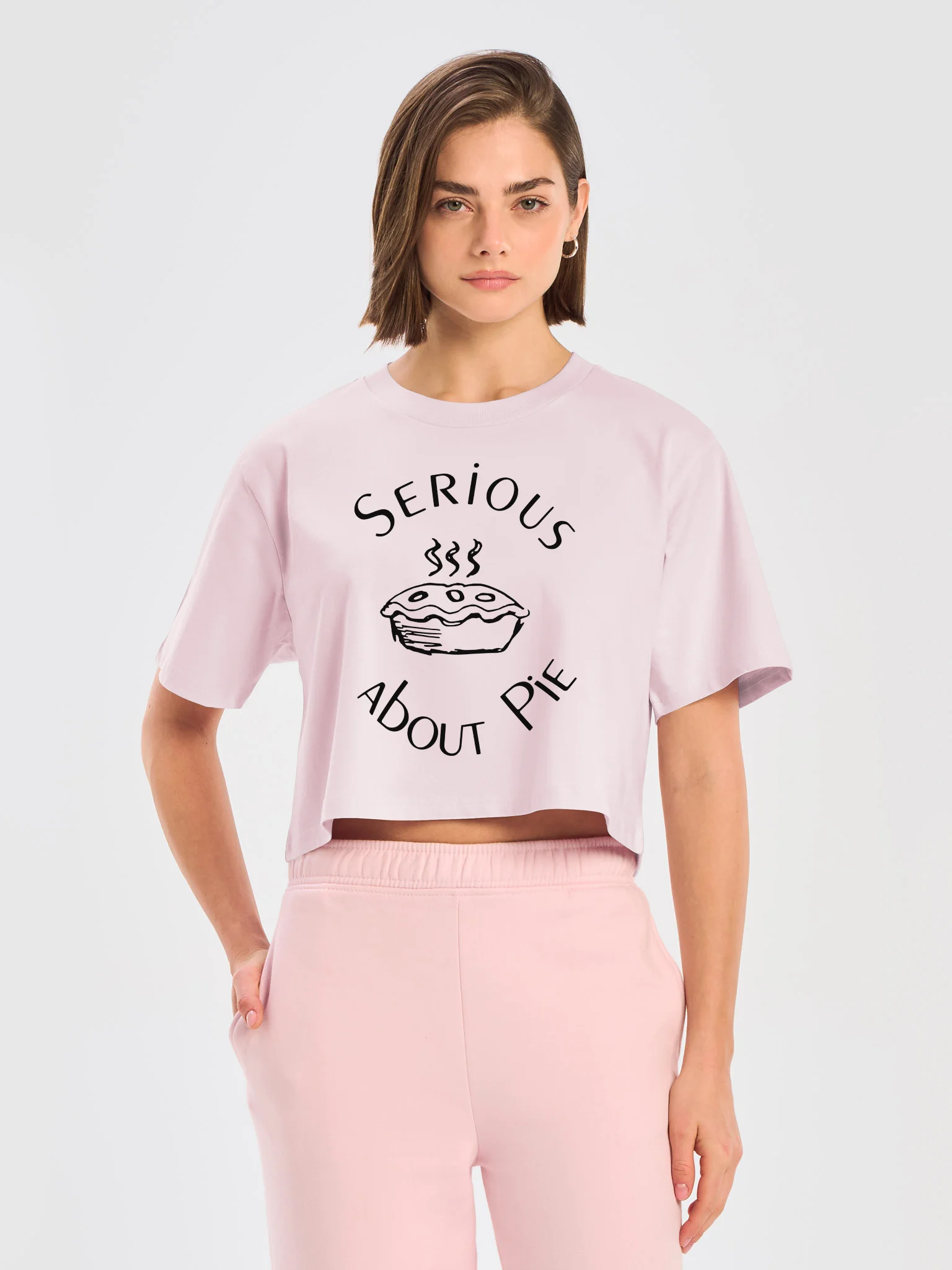 Serious About Pie Crop Top, Light product image (5)