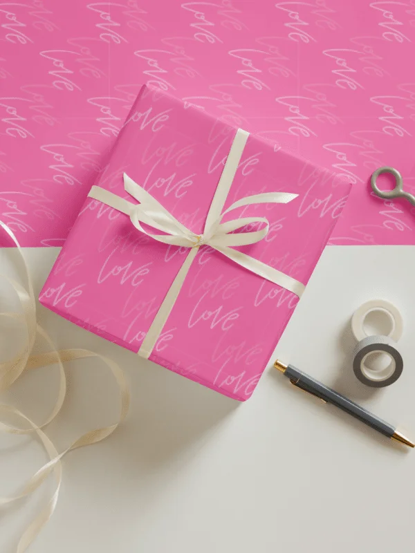 Valentine Love Wrapping Paper Set of 3 product image (5)