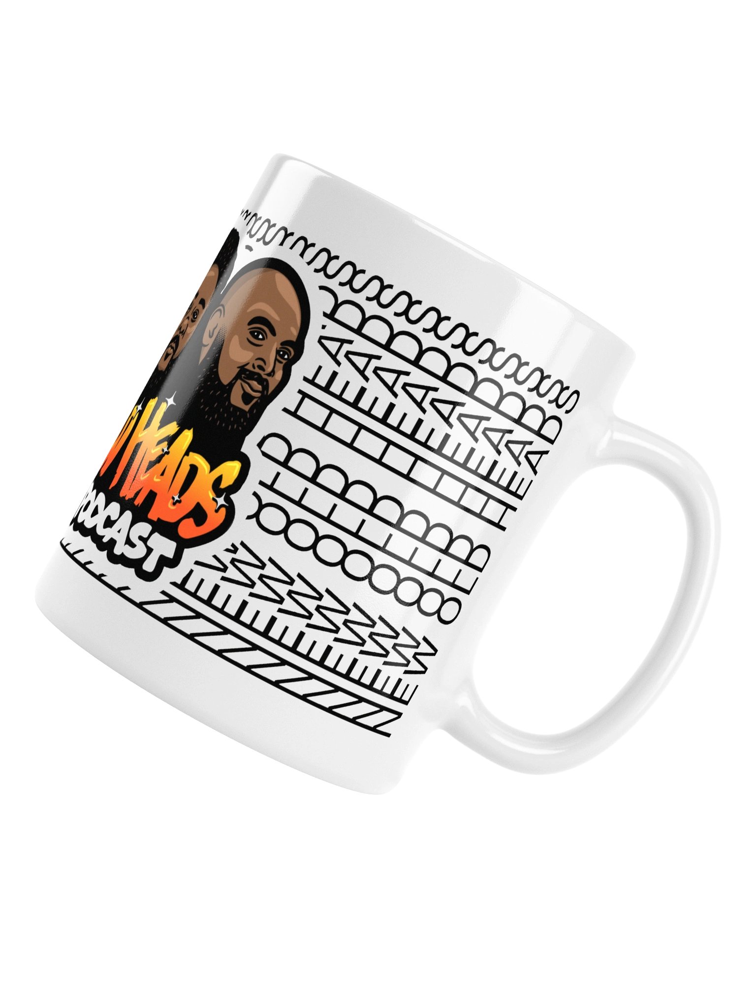 New Old Head's Hidden White Glossy Mug product image (6)