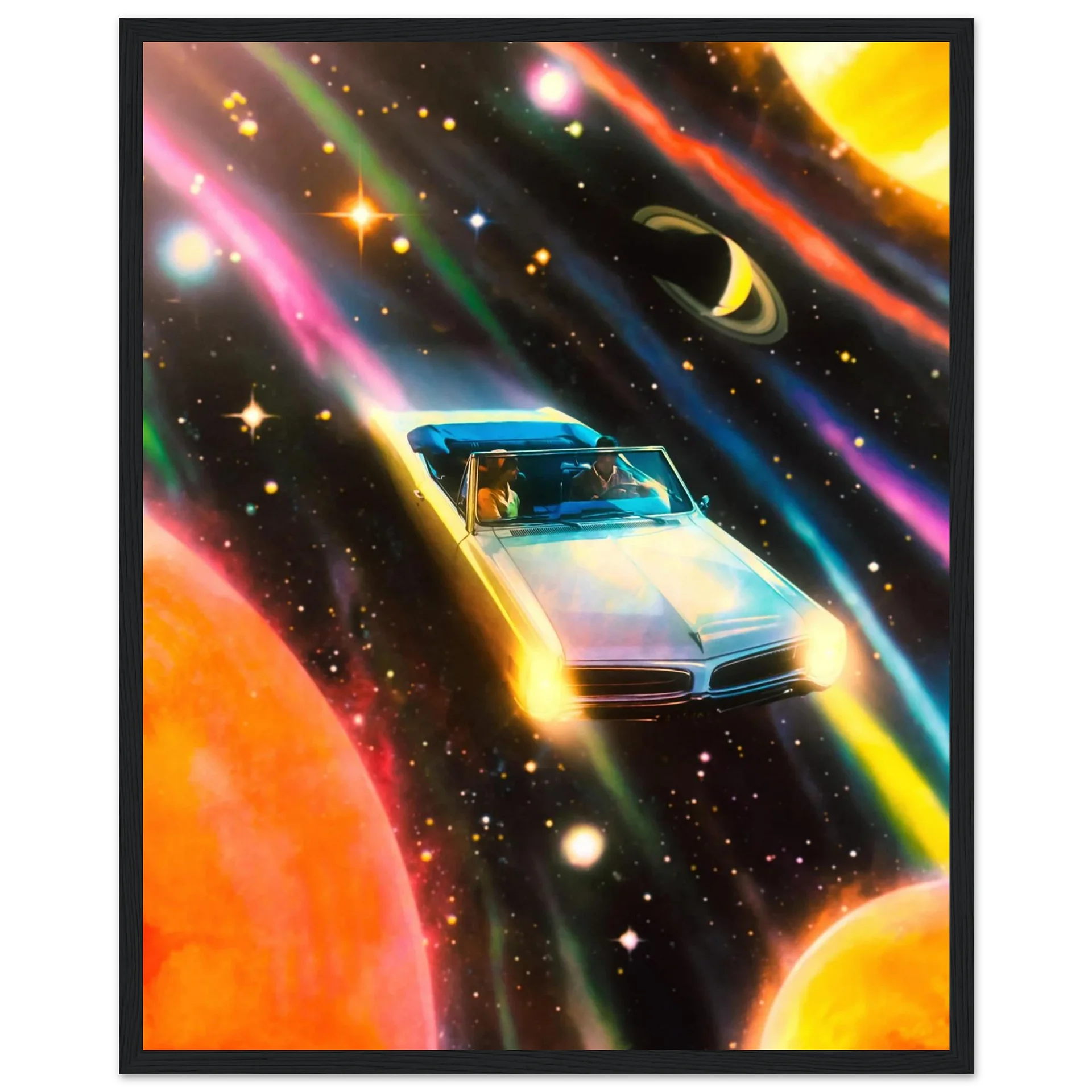 Space Rainbow Adventure Wall Art