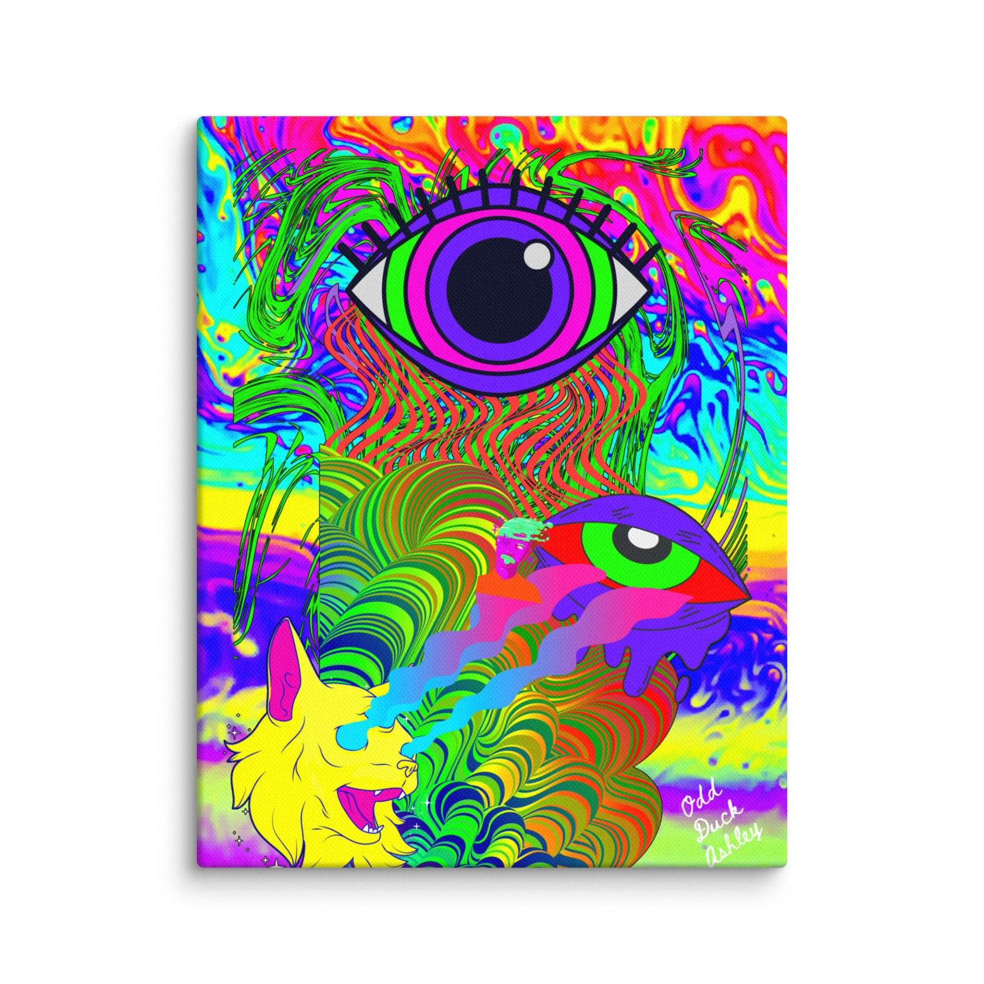 Odd Duck PsycheDrip Canvas Print product image (1)