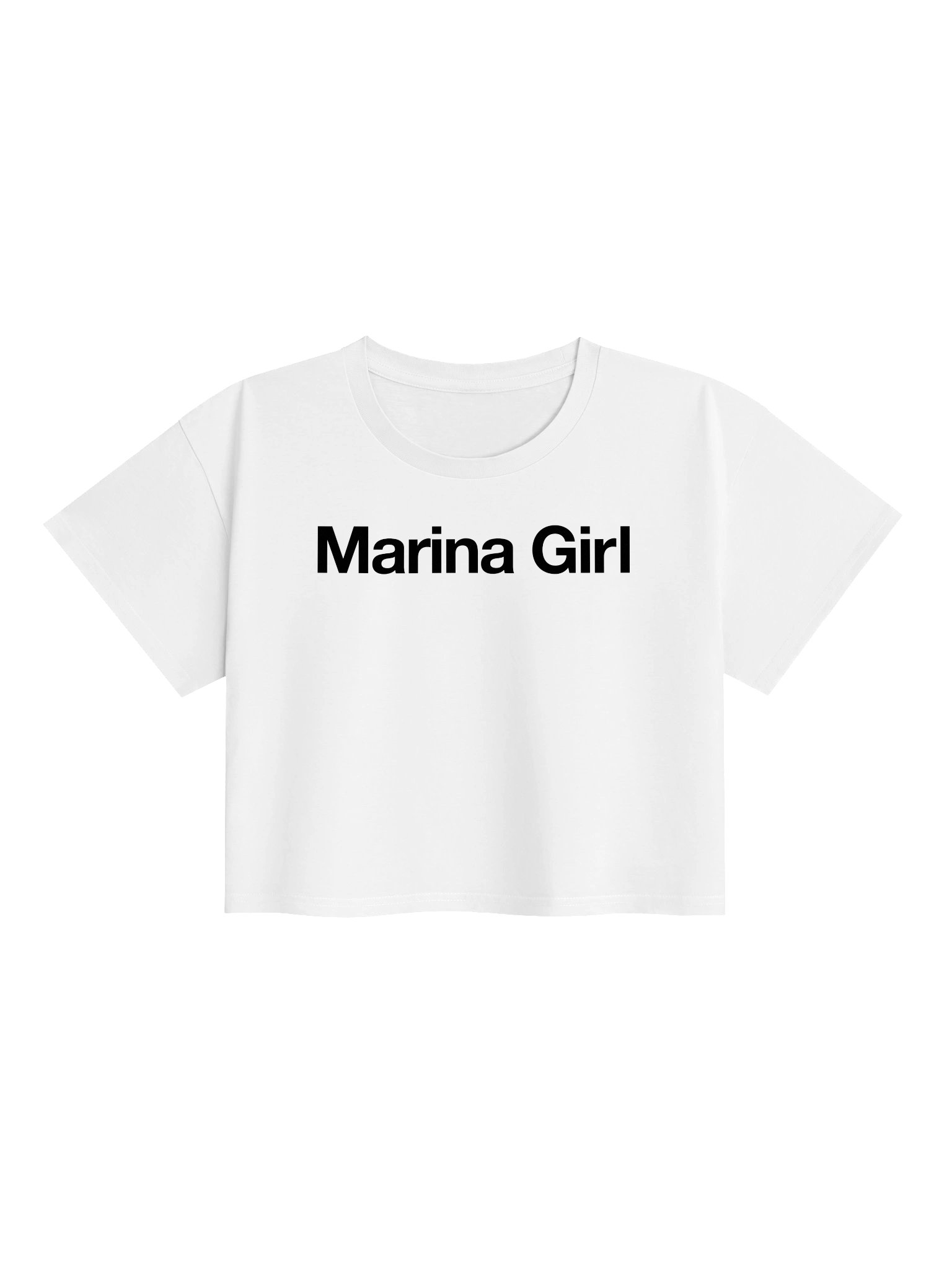 Marina Girl Crop Tee White product image (1)