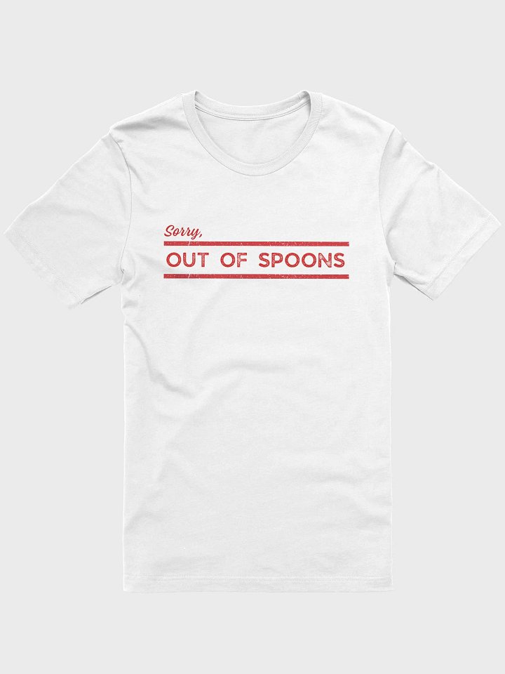 Out of S[poons] Comfort T-Shirt product image (1)