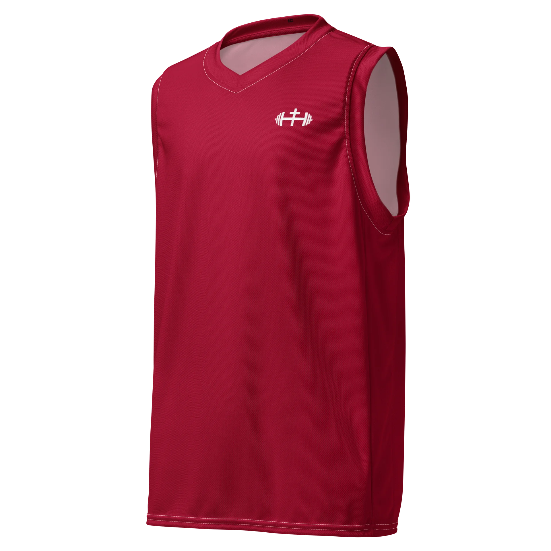 His House Performance V-Neck Muscle Tank - Red product image (2)