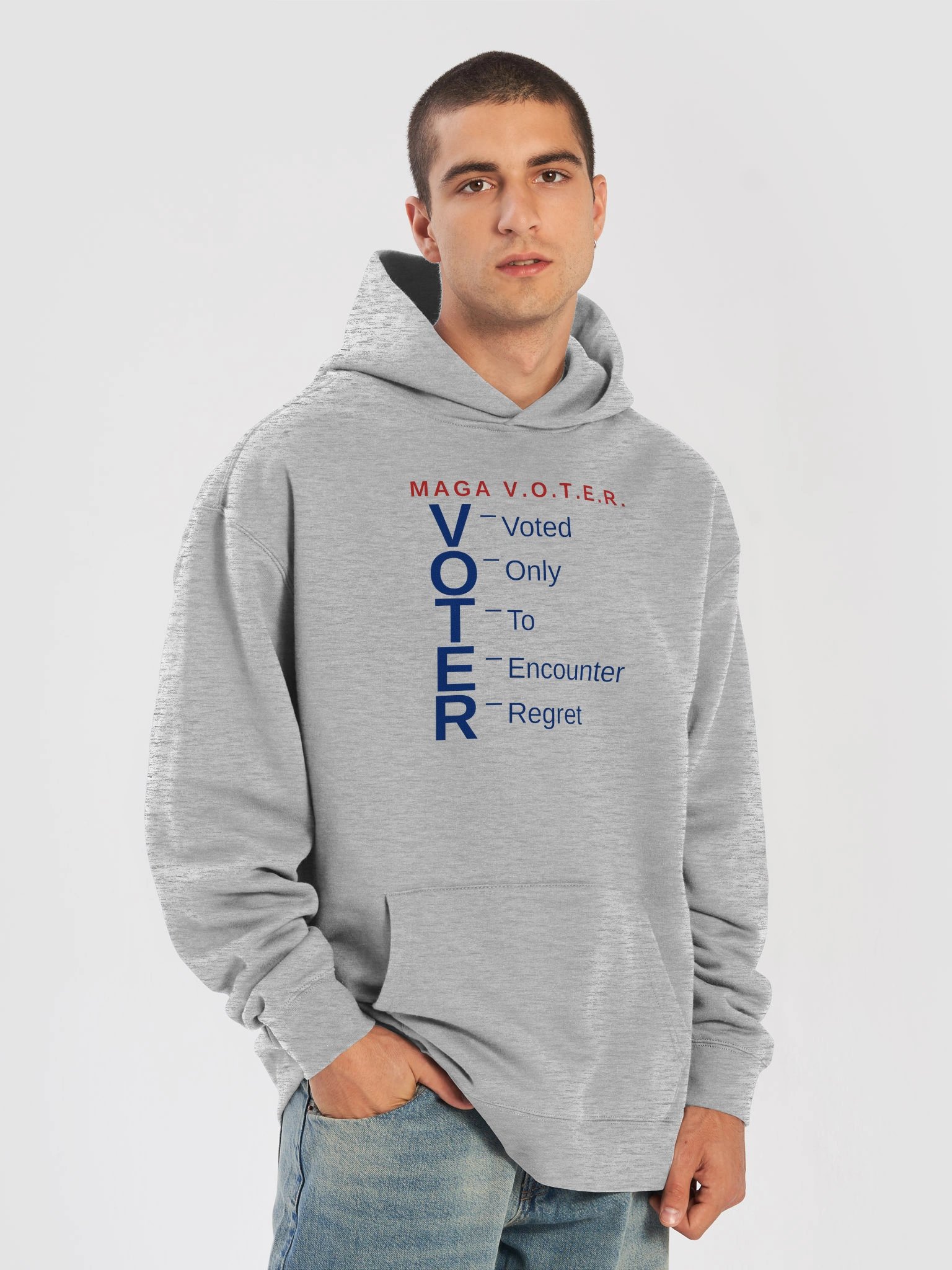 MAGA V.O.T.E.R. — Acrostic Tee Hoodie product image (7)