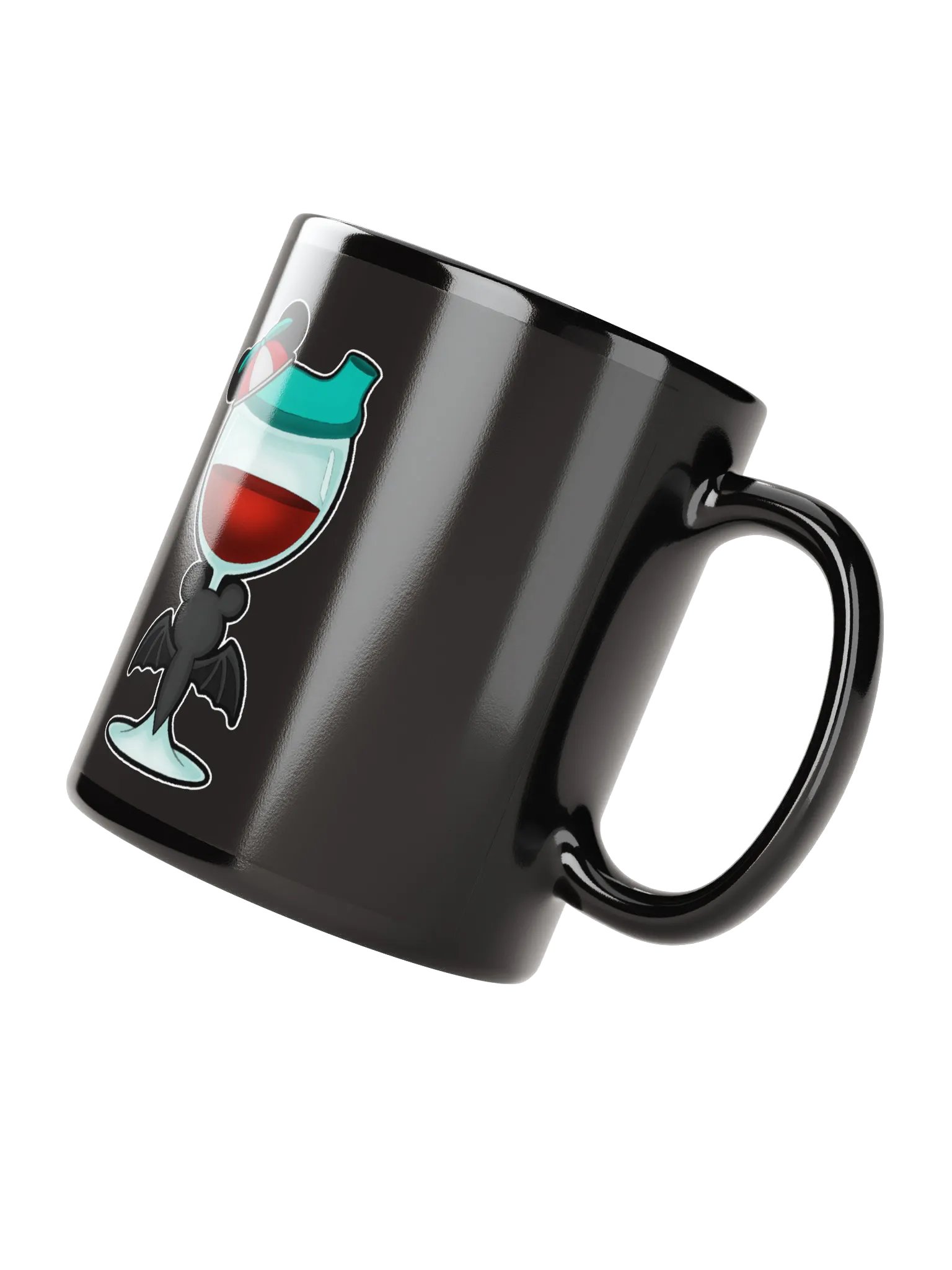 Wine-Hayley Logo Black Mug product image (4)
