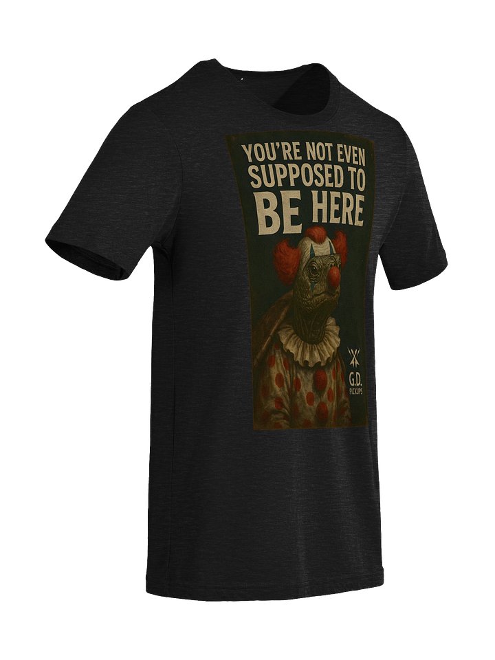 LIMITED EDITION: G.D. Pickups “Clown Turtle” Artwork Short Sleeve Tri-Blend product image (1)
