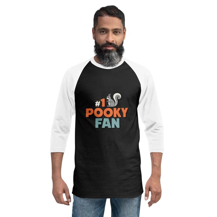 Pooky's #1 Fan Raglan Tee product image (2)
