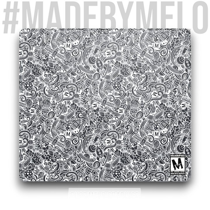 Dark Space Scribble - Gaming Mouse Pad | #MadeByMELO product image (1)
