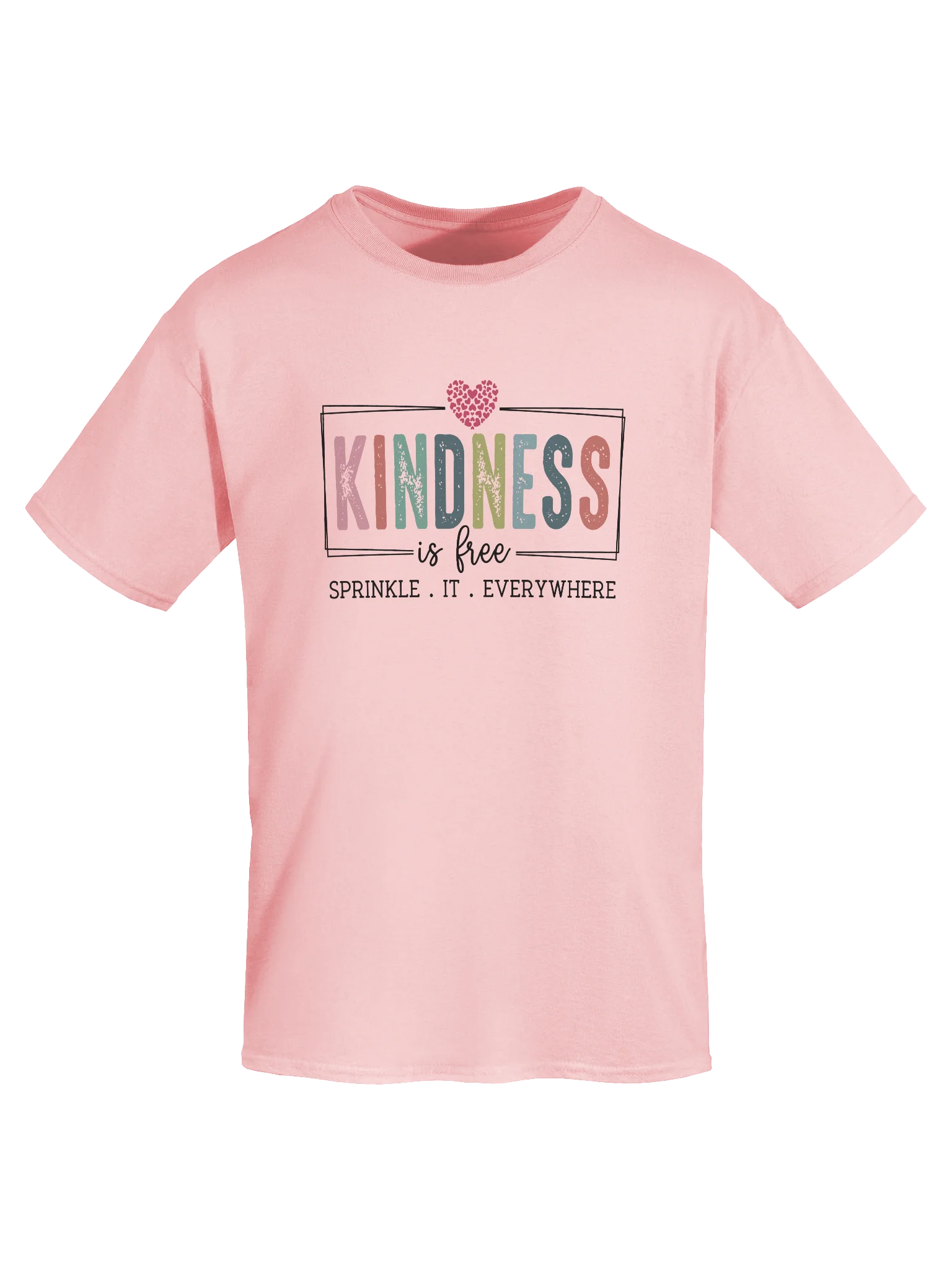 Kindness Is Free T-Shirt – Positive Quote Cotton Tee product image (7)