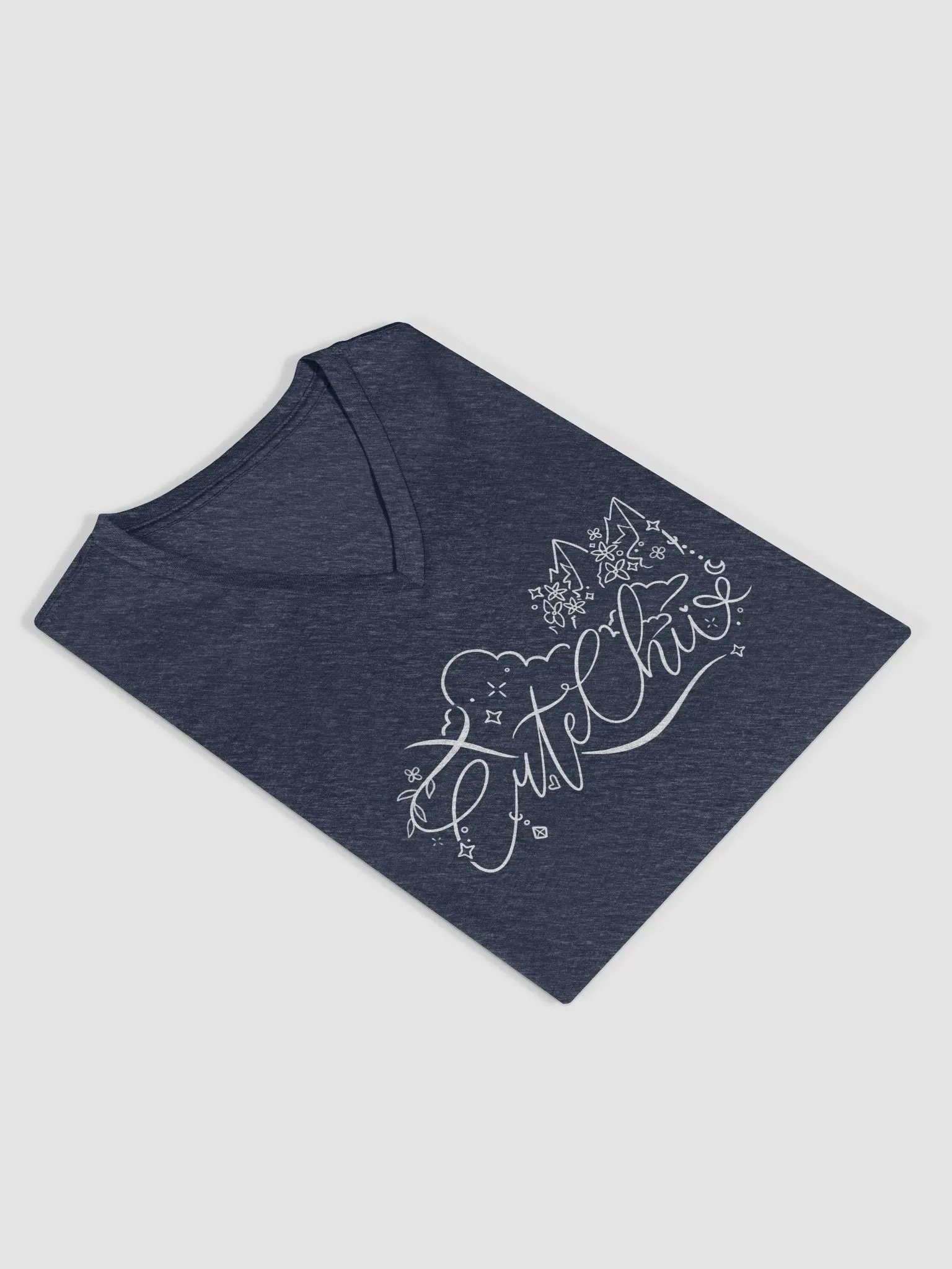 xCuteChii Basic V-Neck Women Tee product image (4)