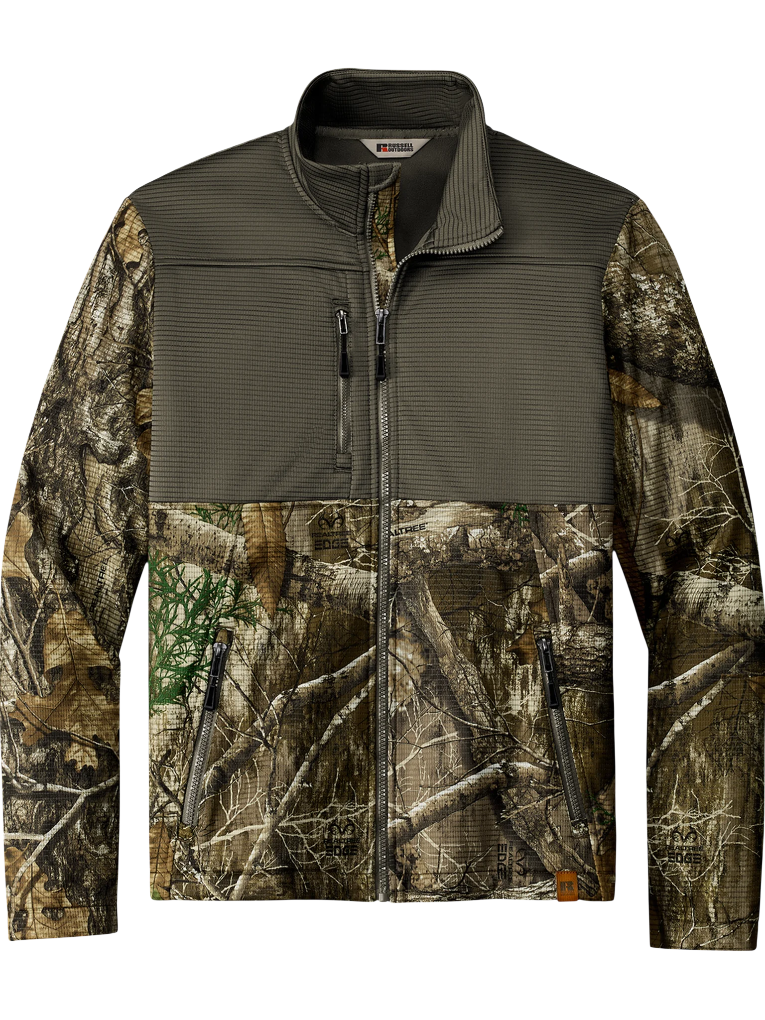 Realtree Atlas Colorblock Soft Shell Jacket — Embroidered Monogram "DLK" product image (7)