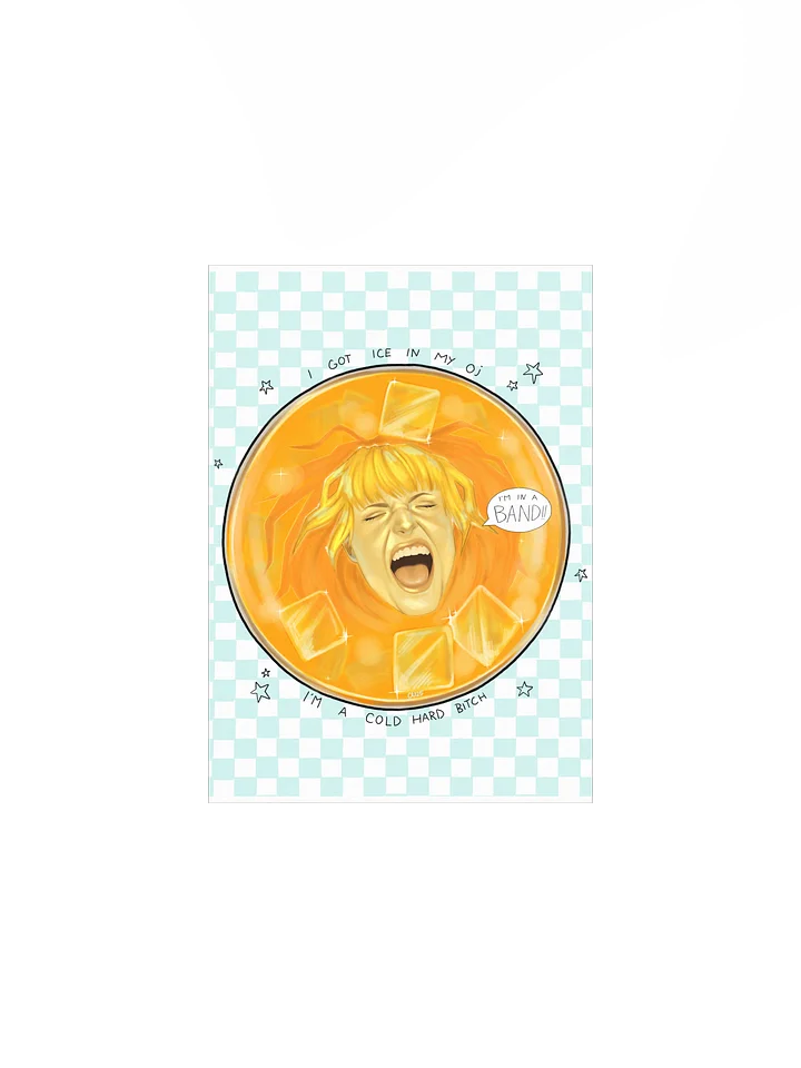 ice in my oj print ! product image (3)