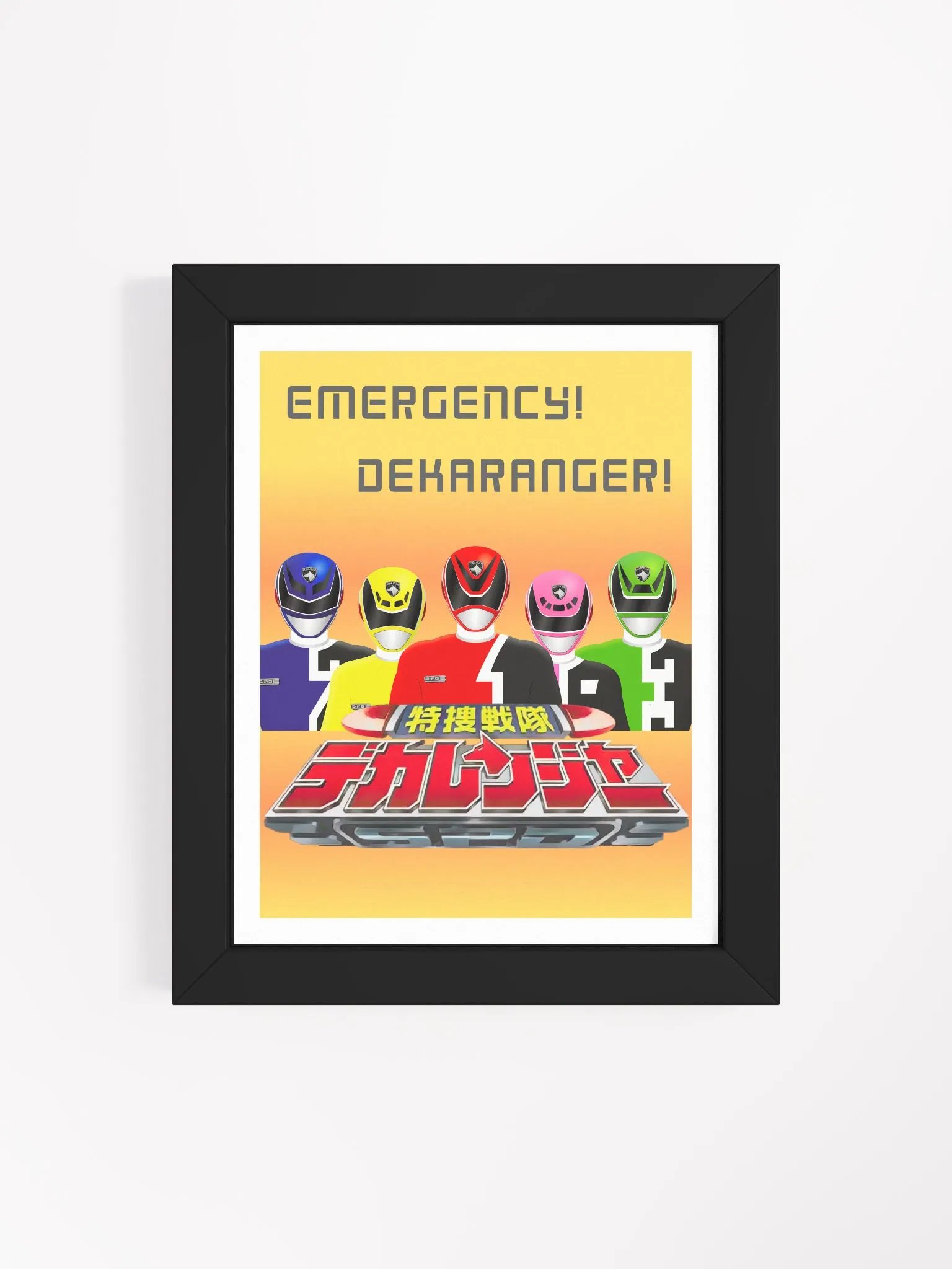 Emergency! Dekaranger Framed Poster product image (29)