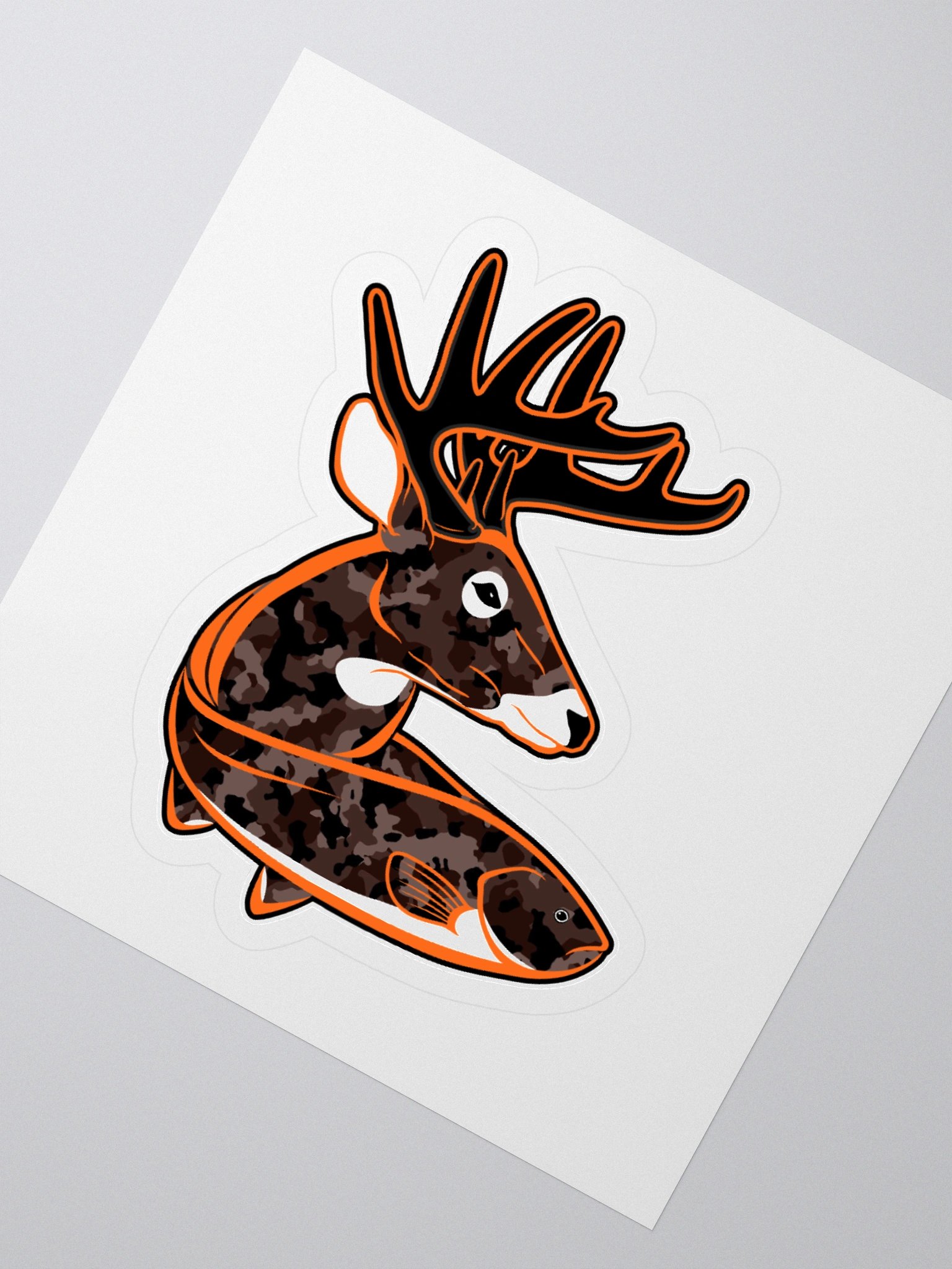 Orange Camo Magnet product image (2)