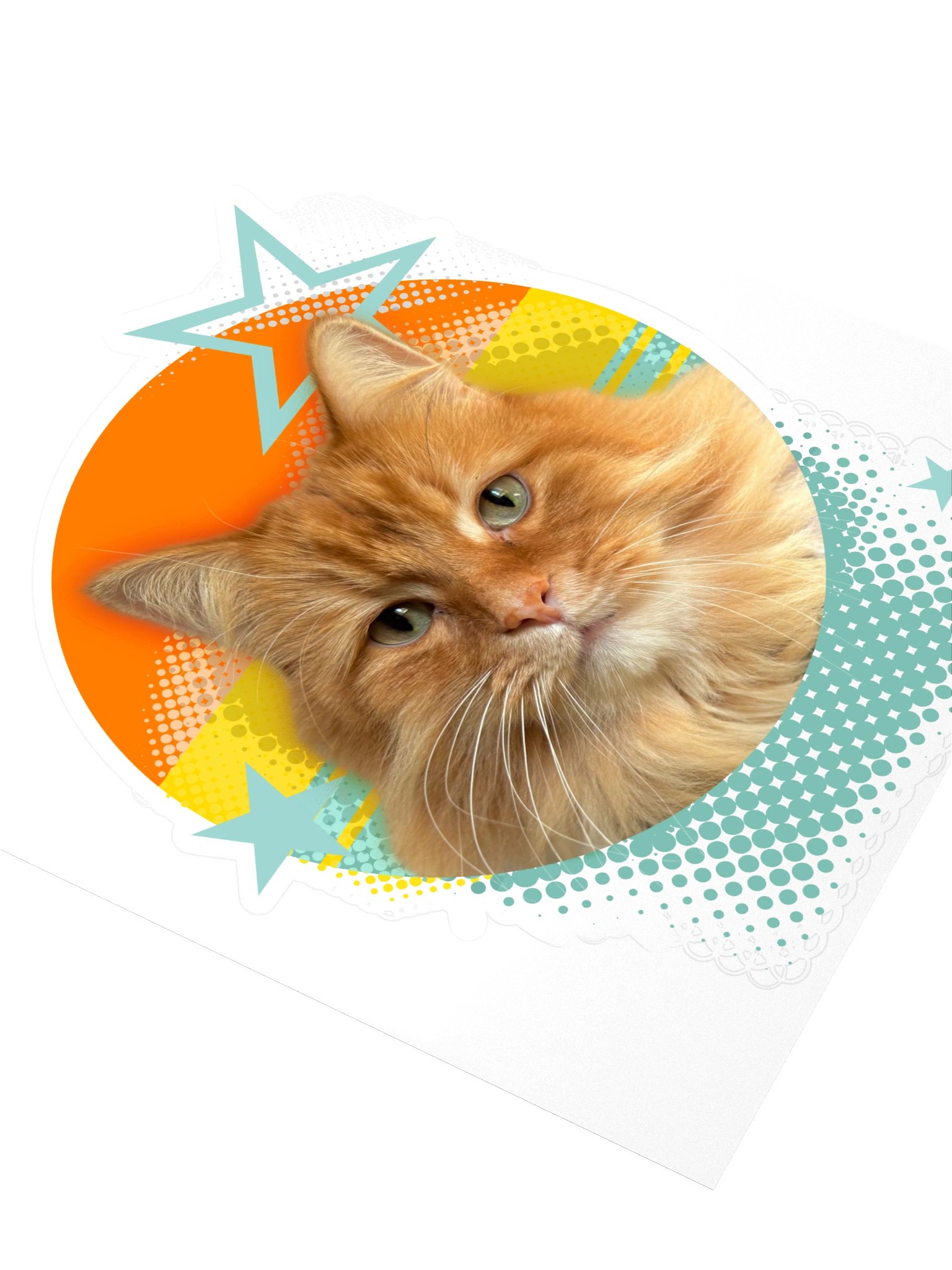 Retro Pudding Sticker | Autocollant product image (3)