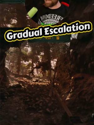 Gradual Escalation #mound #silly #gamers #playstation #random @ZackInTheBox @MotherGoose 
