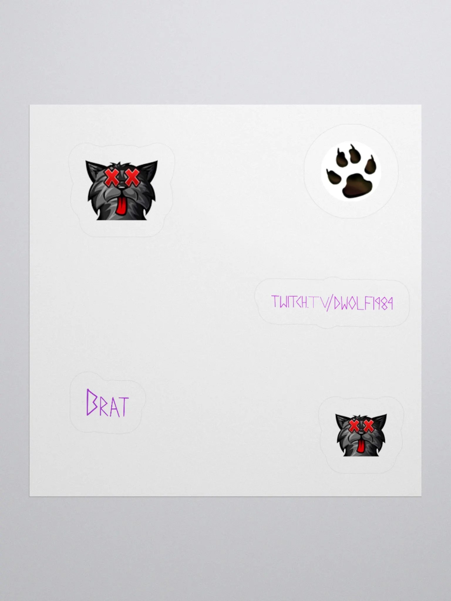 wolf Fun Kiss Cut Sticker Pack product image (3)