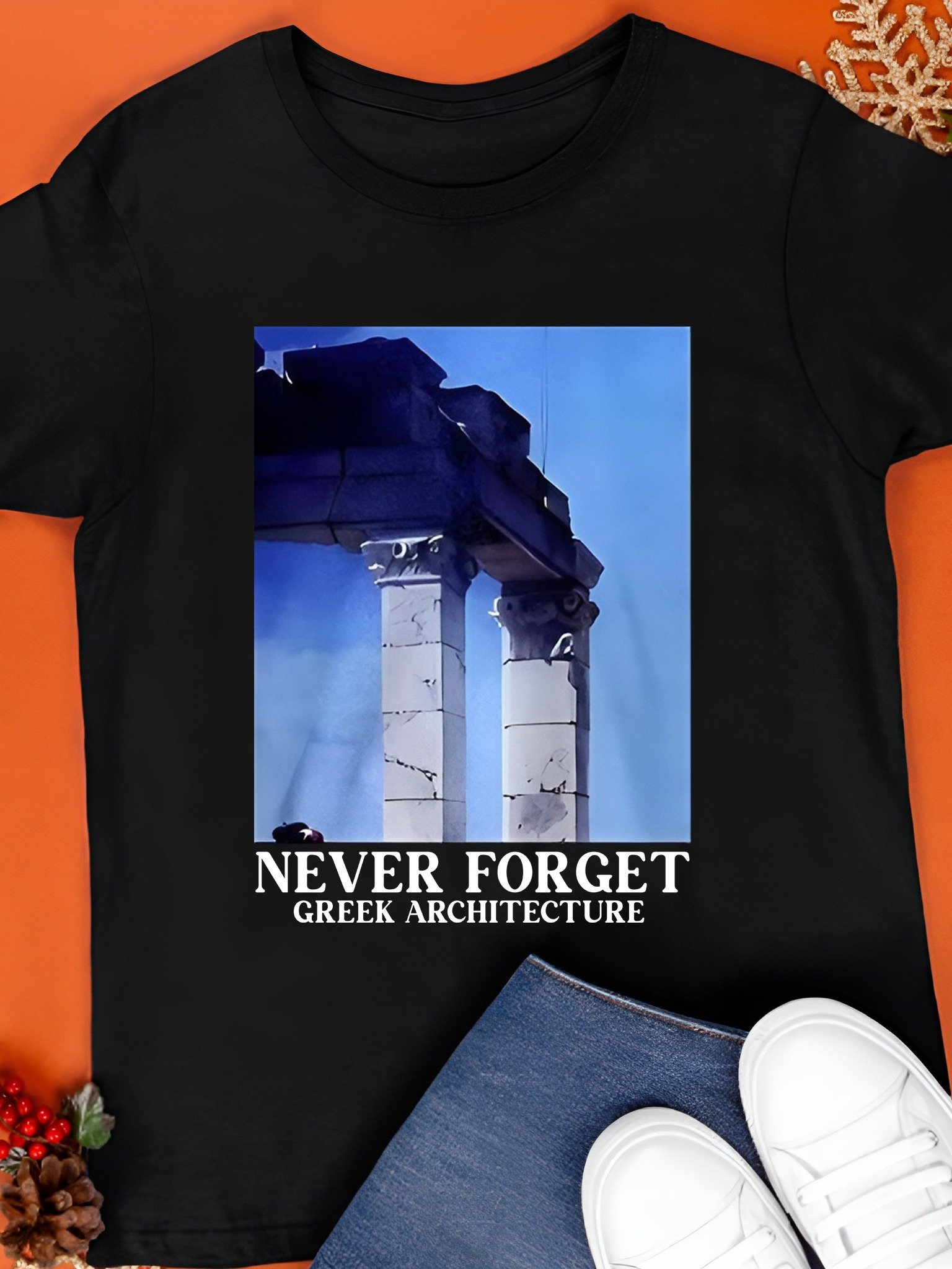 Never Forget Greek Architecture Shirt product image (1)