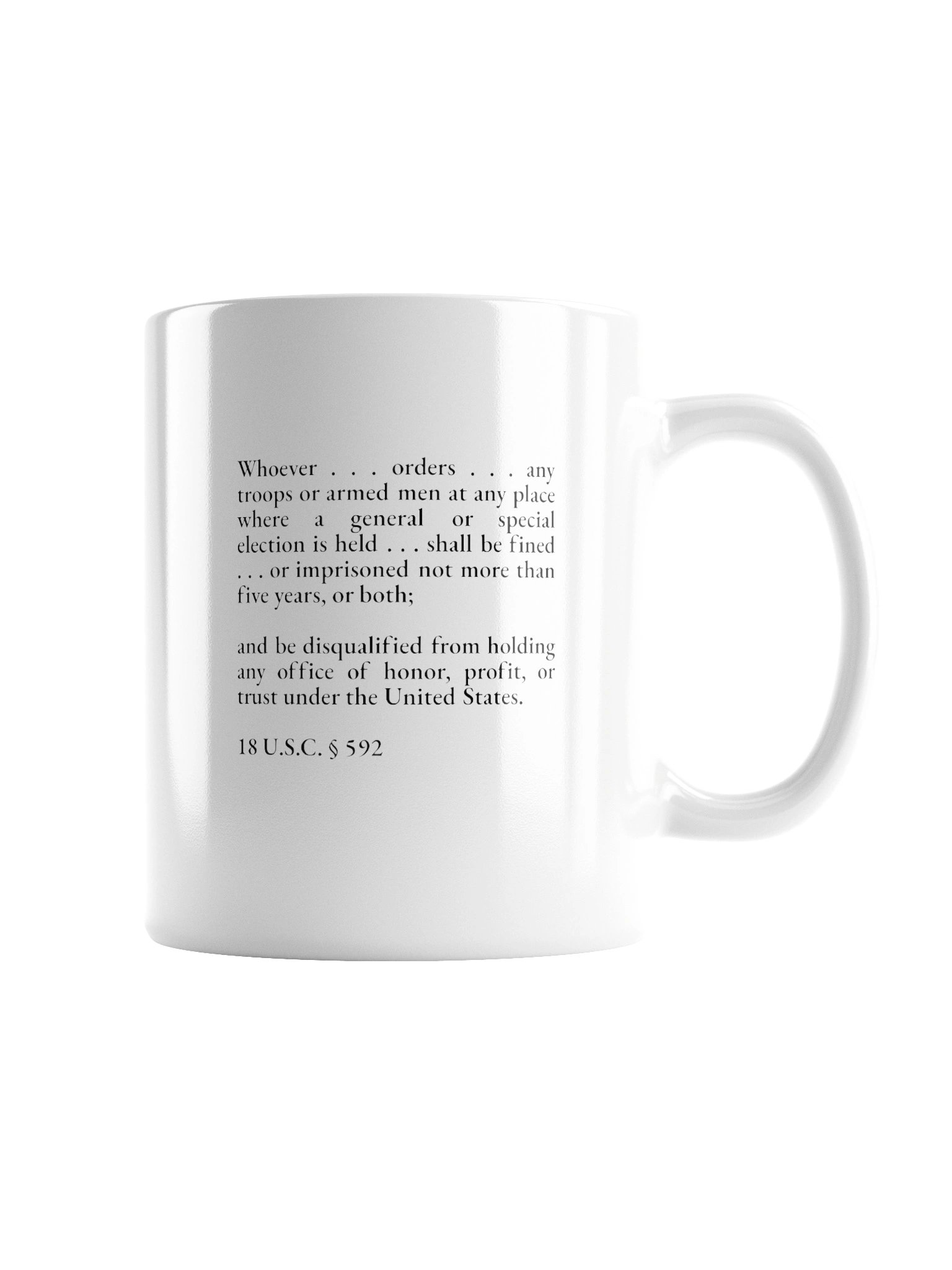 No ICE at the polls mug. product image (3)