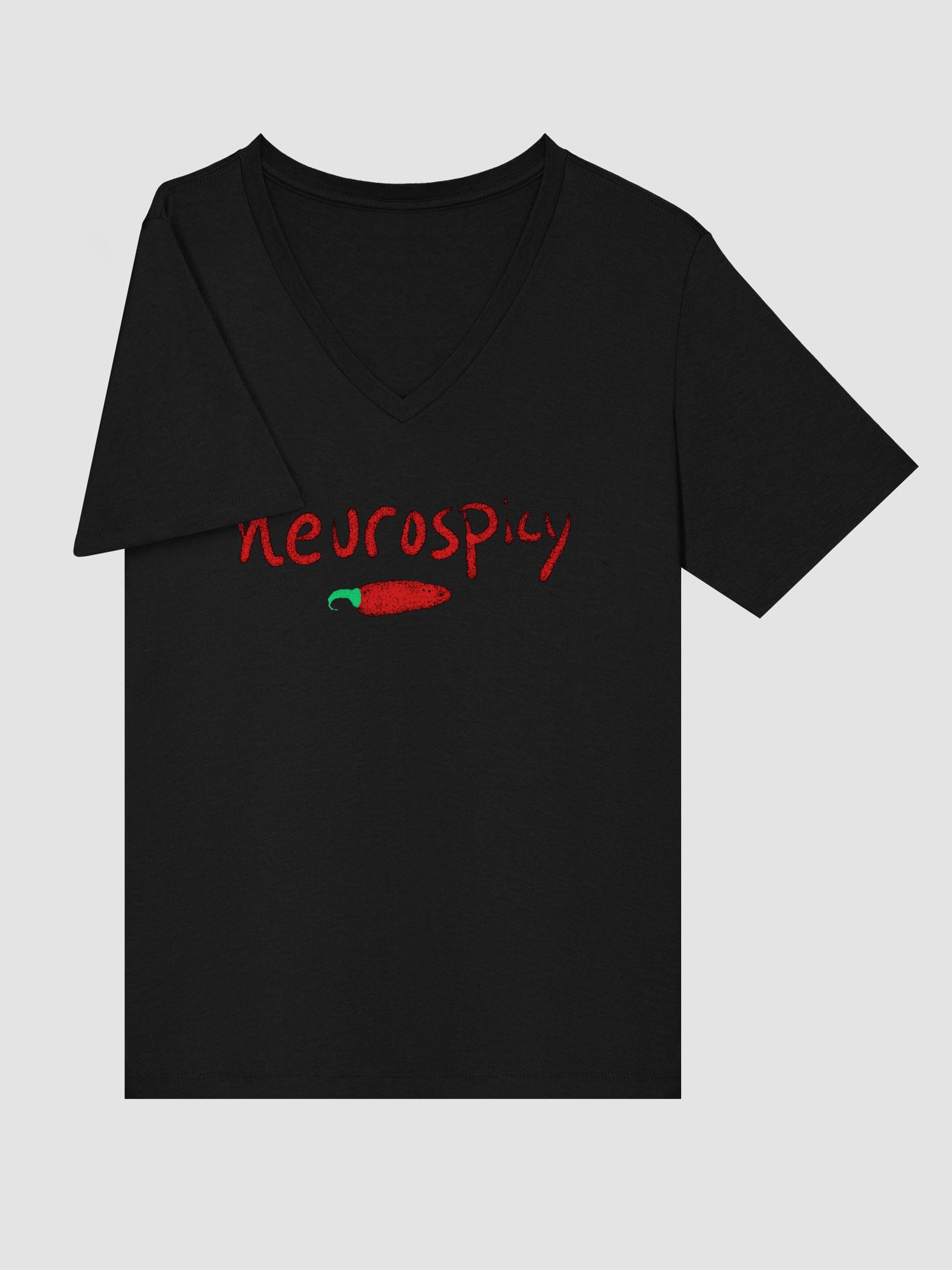 Neurospicy Relaxed V-Neck Tee product image (24)