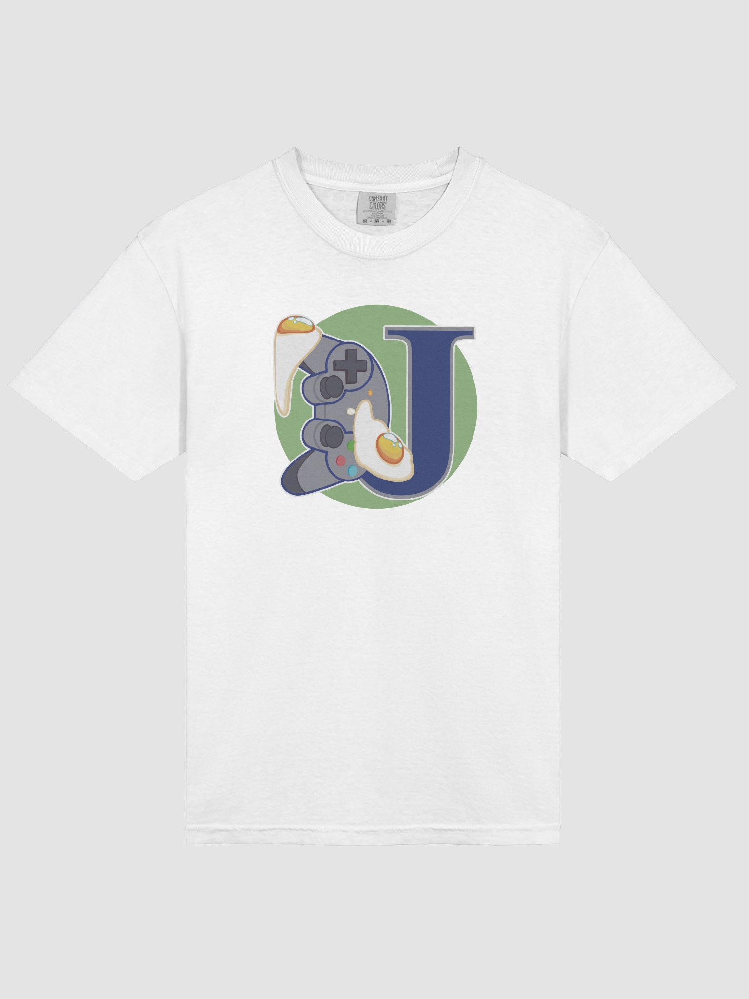 Delicious White Tee (Green Logo) product image (3)