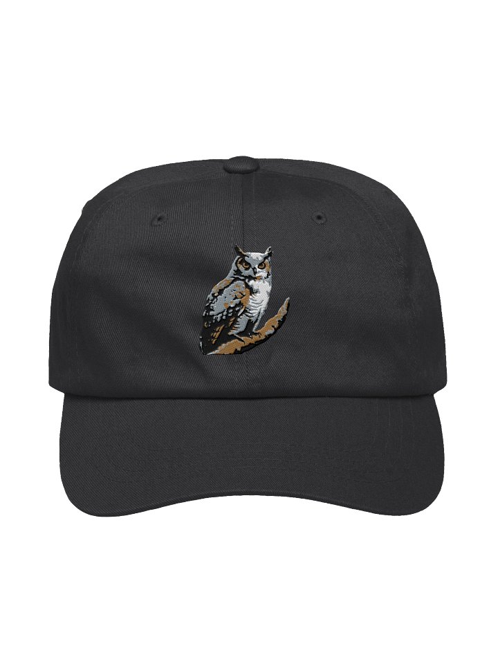 Horned Owl Embroidered Hat | Birdwatching Cap product image (6)