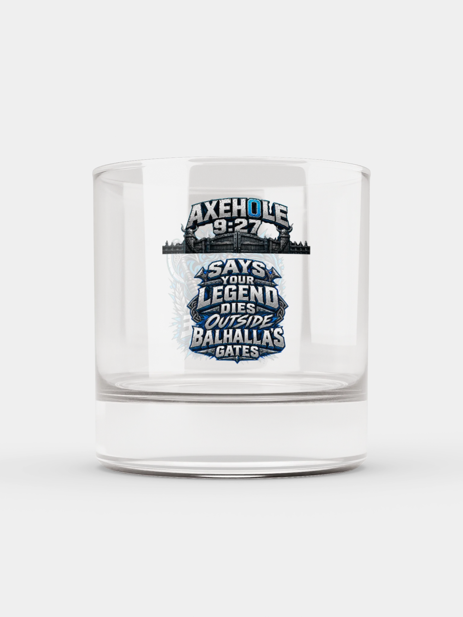 Cuz Axeh0le Says So Rocks Glass product image (2)