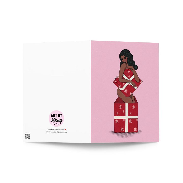 I am the Gift - Cheeky Christmas Card product image (2)