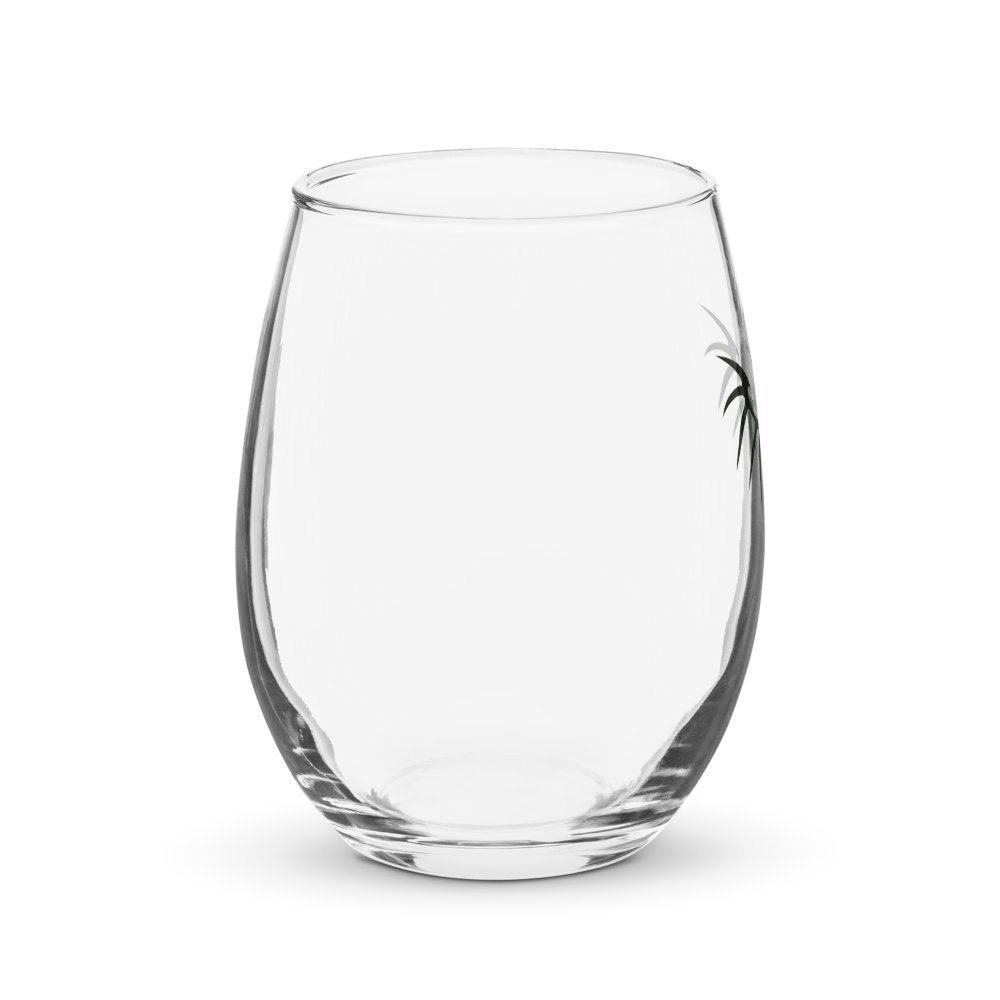 RafaZafar Logo Stemless Wineglass (green aura) product image (4)