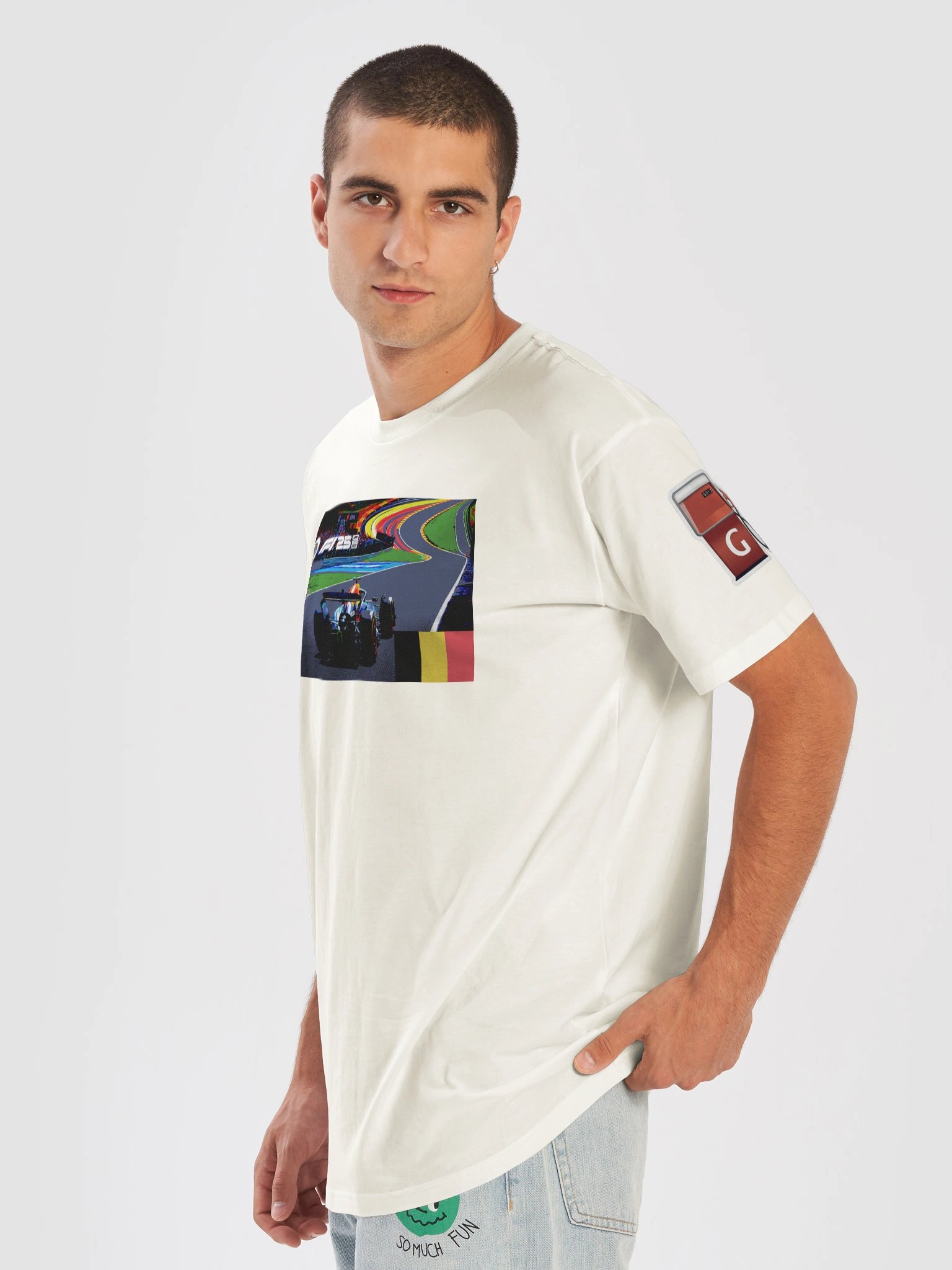 NyteWatch F1 25 Episode 13 Belgian GP Unisex T-Shirt product image (7)