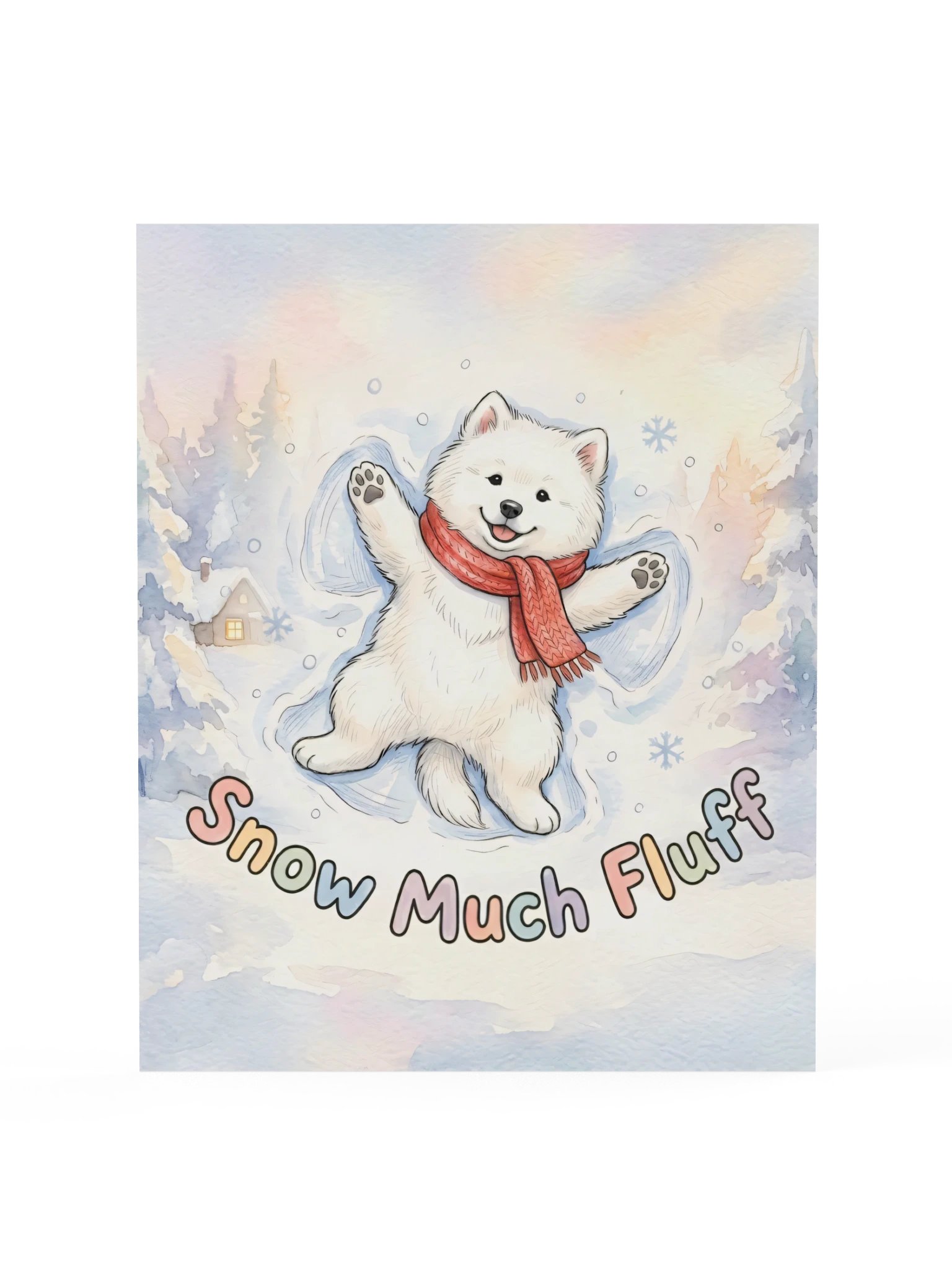 Snow Fluff Samoyed Poster product image (15)