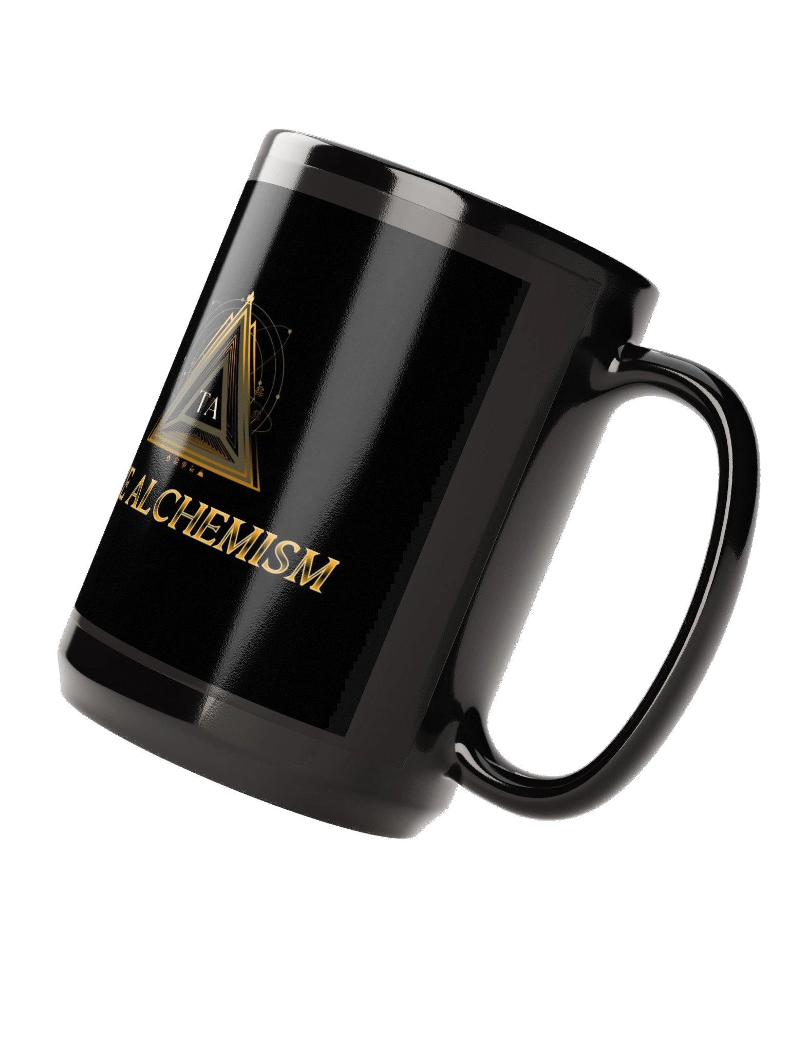 The Alchemism Gold Logo Black Mug product image (4)