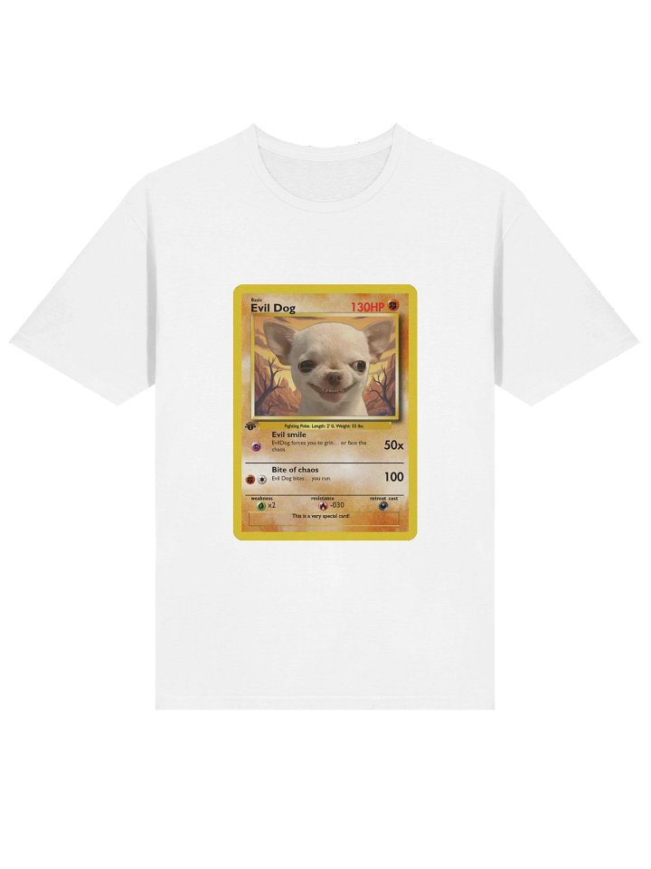 pokemon card Evil Dog Funny T-Shirt product image (1)