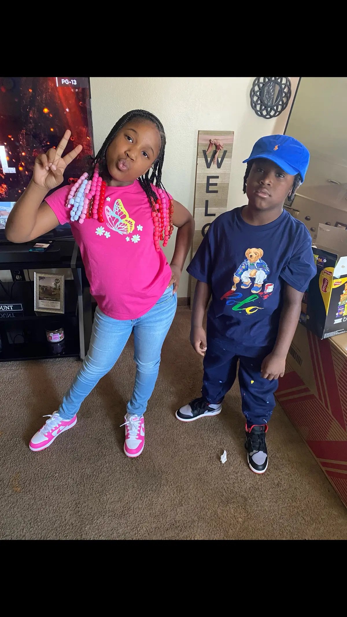 Happy GDay to my #King & #Queen love y’all 💙 turn up ‼️