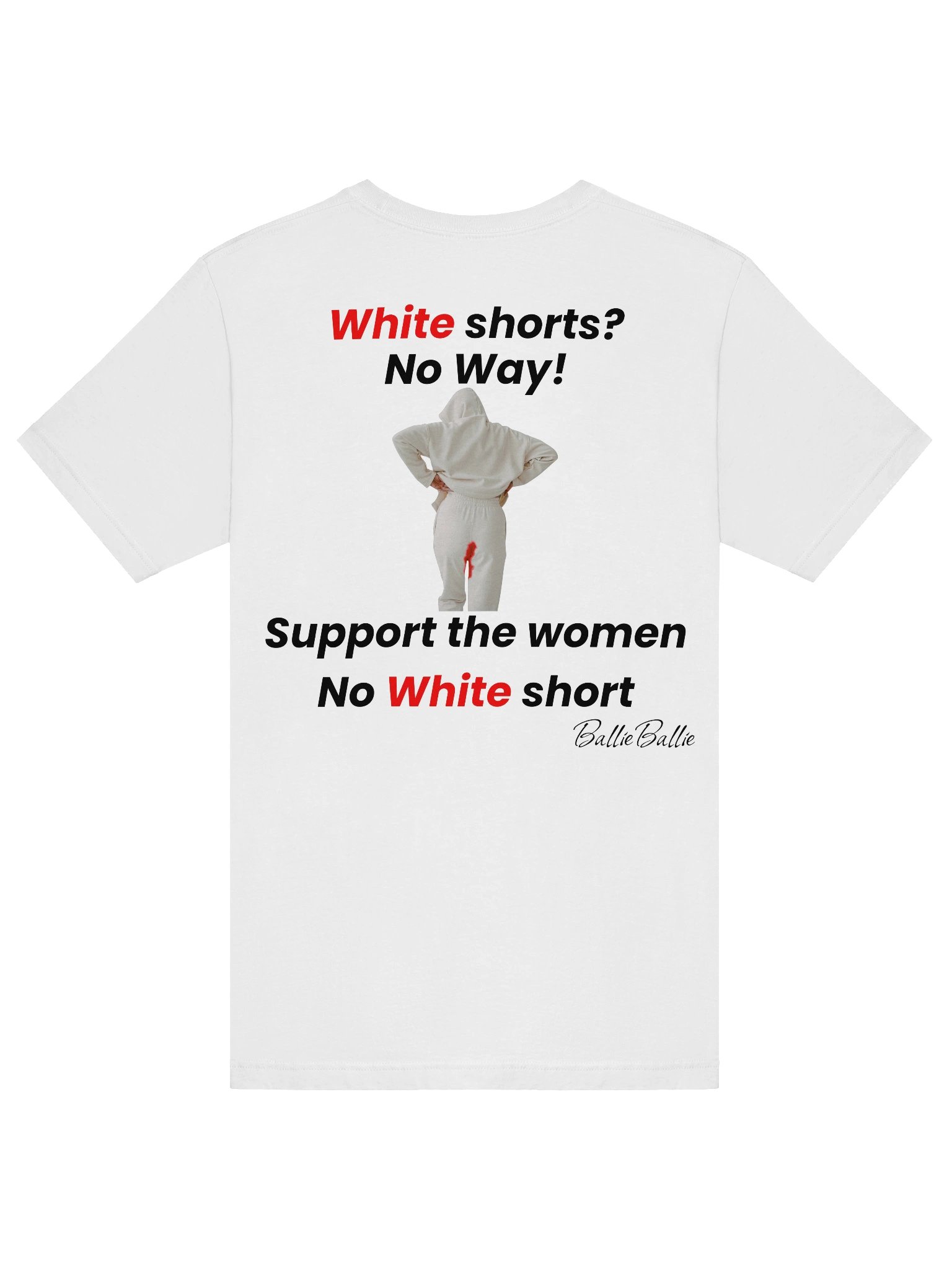 White short? No Way! Support the women No white short product image (6)