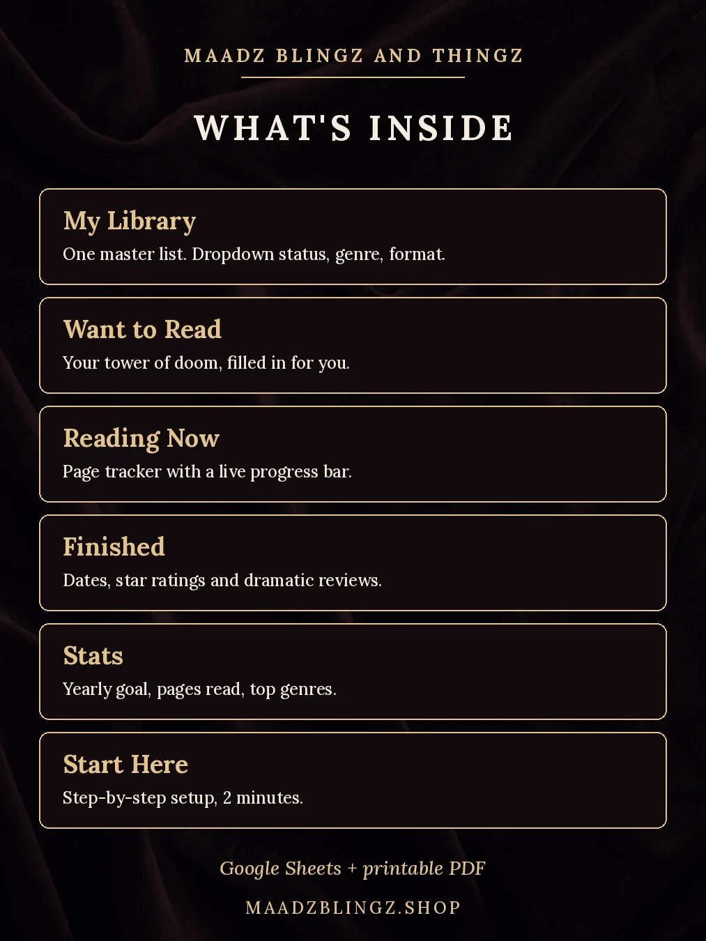 My Little BTR (Books To Read) Journal —Digital Reading Tracker product image (2)