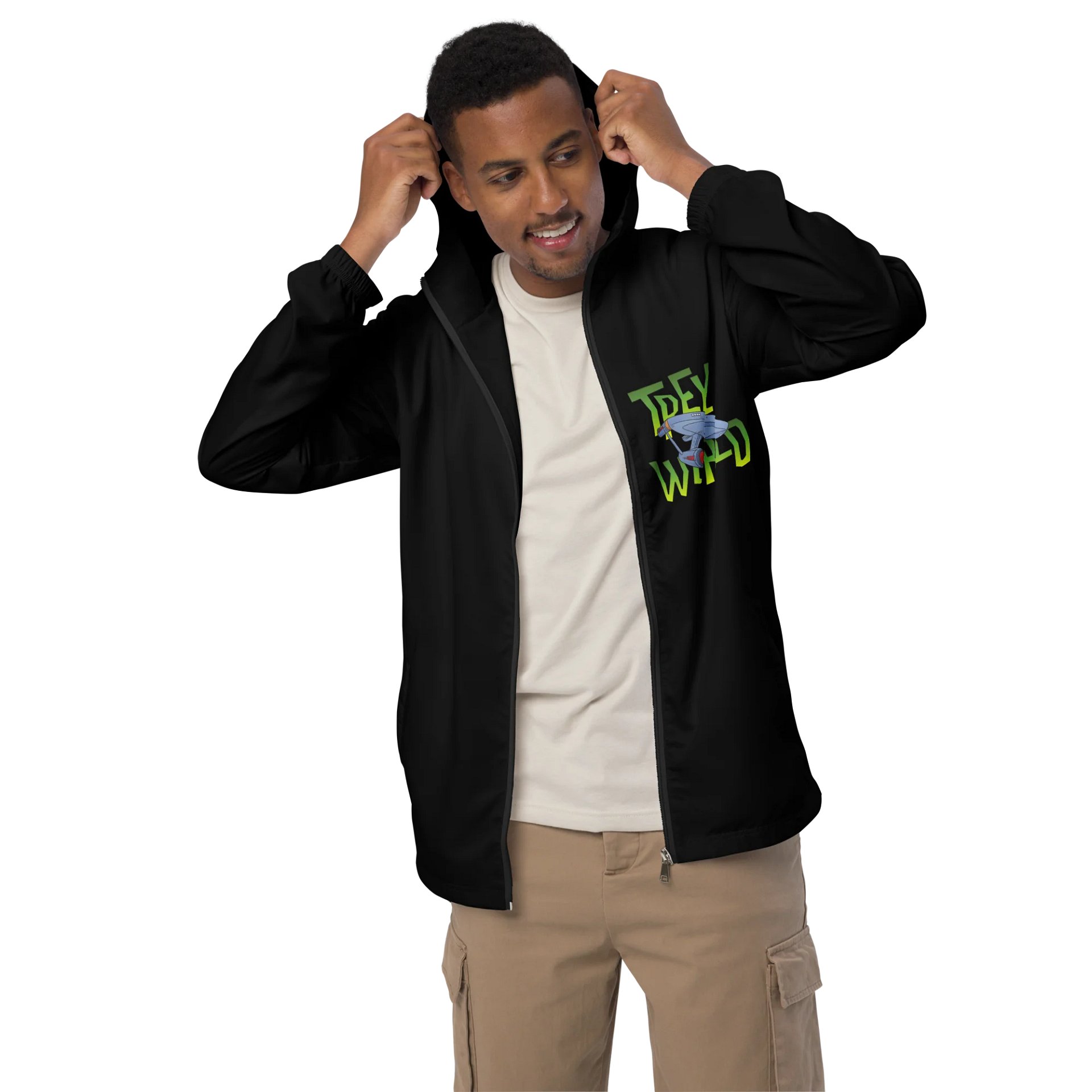 Trek World All-Over Print Windbreaker product image (3)