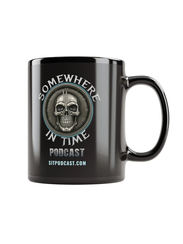 Somewhere in Time Podcast Black Glossy Coffee Mug product image (1)