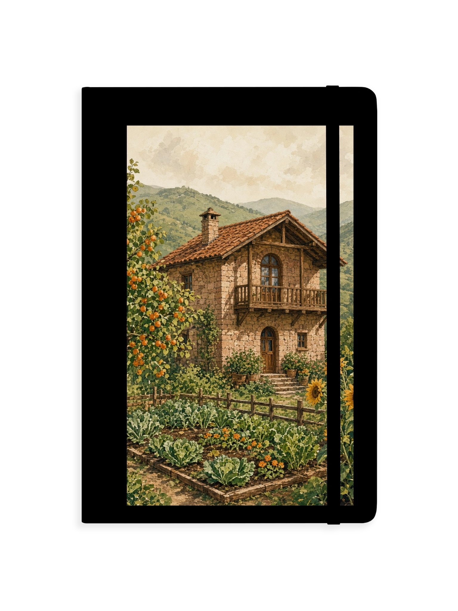 Stone Cottage Garden Hardcover Notebook product image (1)