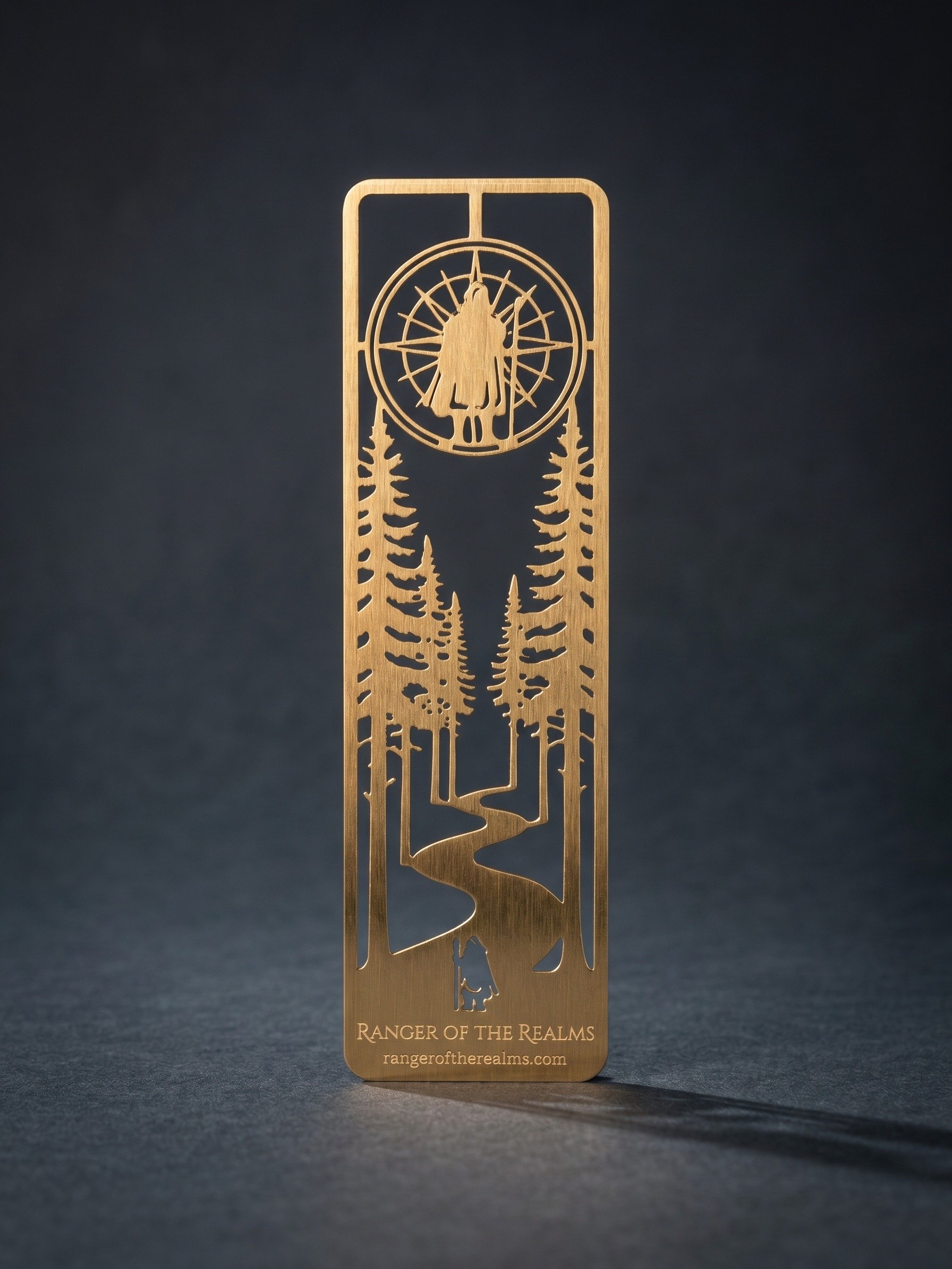 The Ranger's Path - Brass Bookmark product image (1)