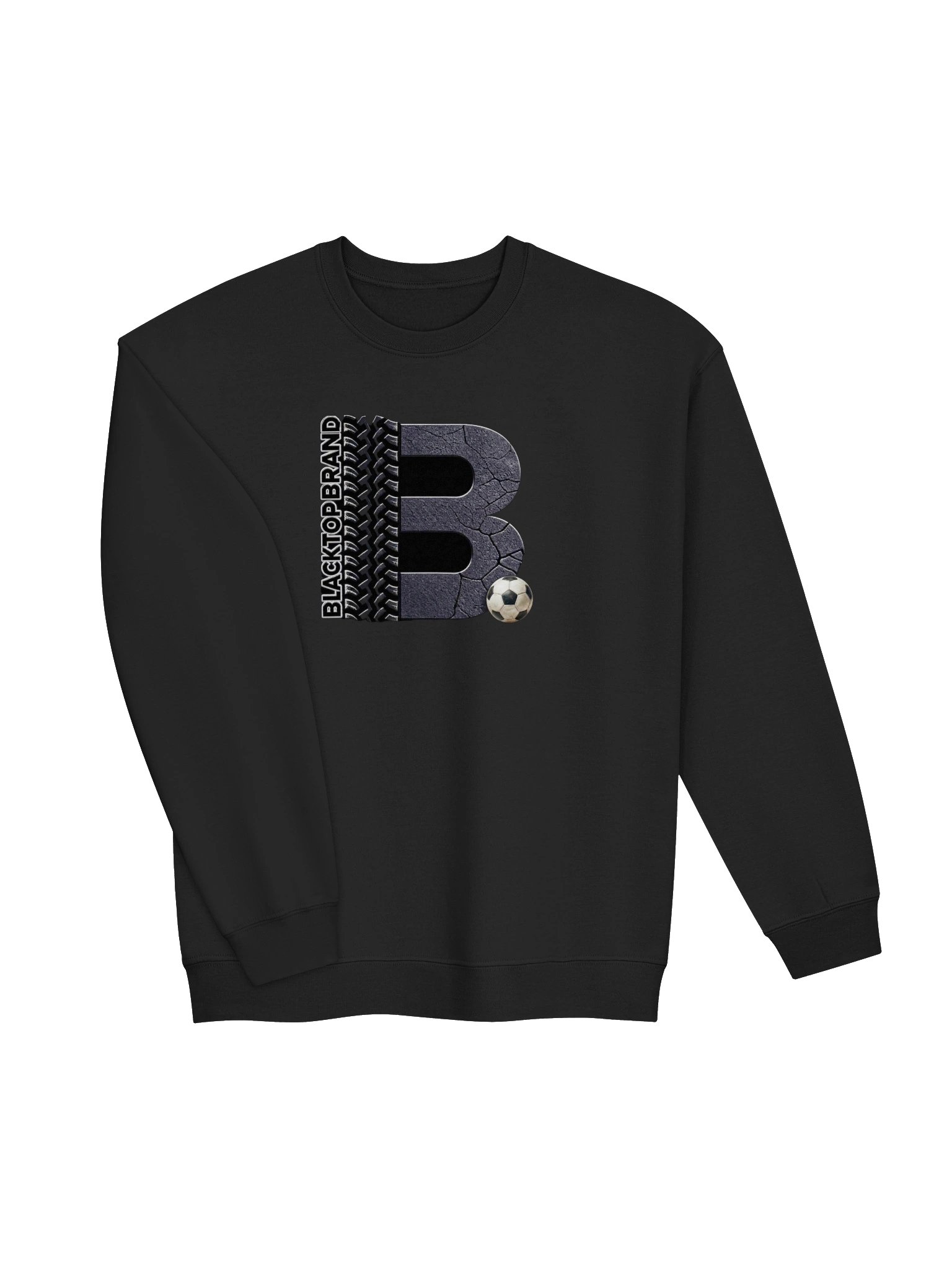 Blacktop Brand Soccer Logo Crewneck Sweatshirt product image (23)