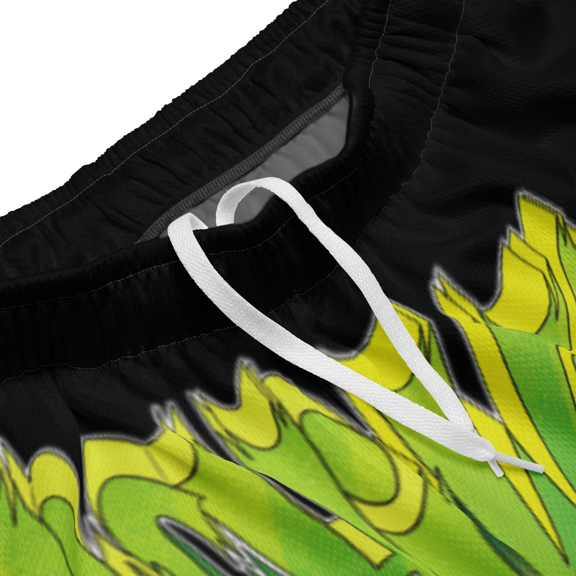 KONNICHIWA - Black Mesh Shorts (with pockets) product image (2)