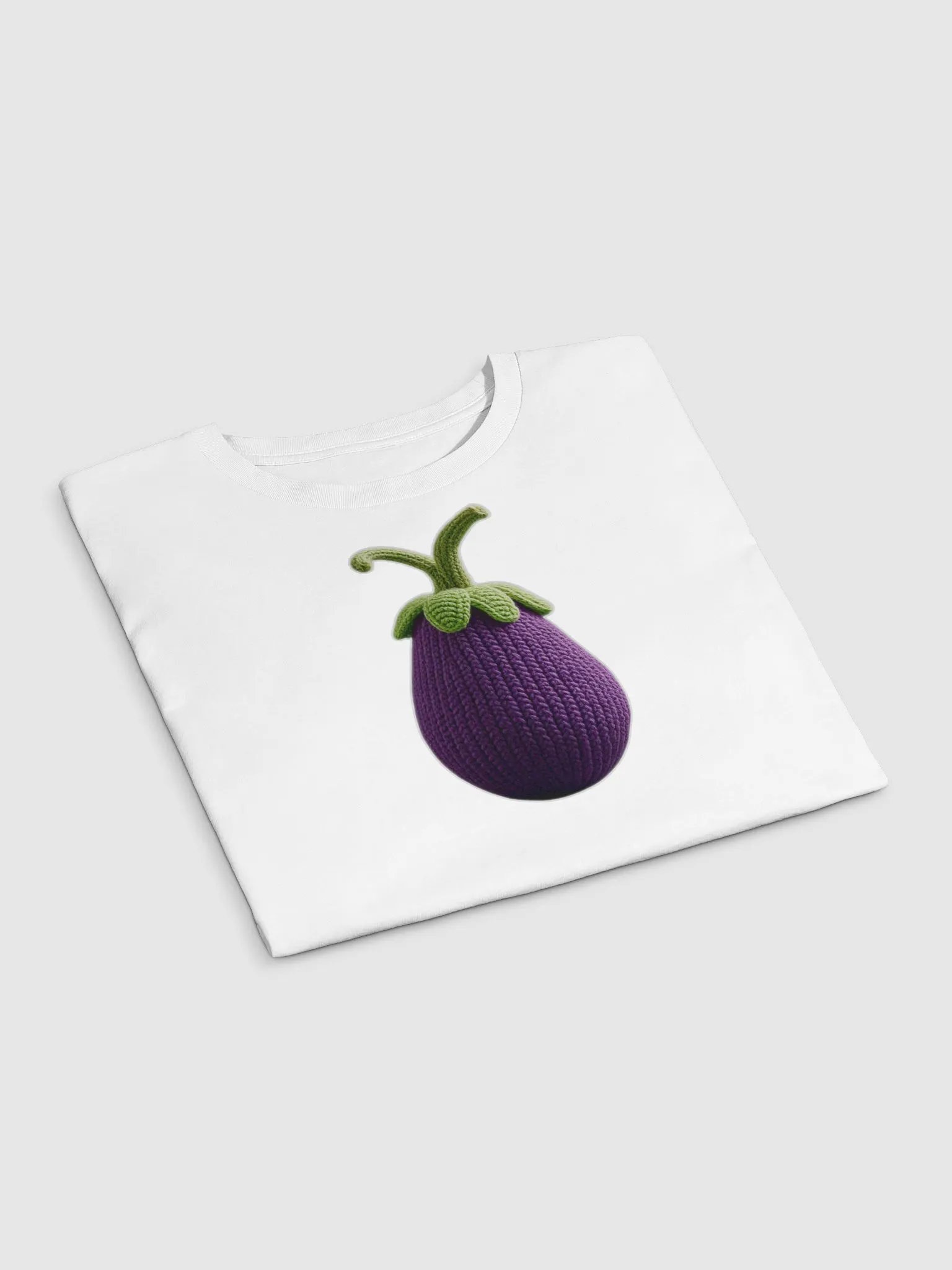 CozyAvocado Women's Premium Egg Plant Crop Top #8 product image (3)
