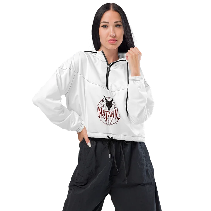 Crimson Goat Pentagram Crop Windbreaker product image (1)