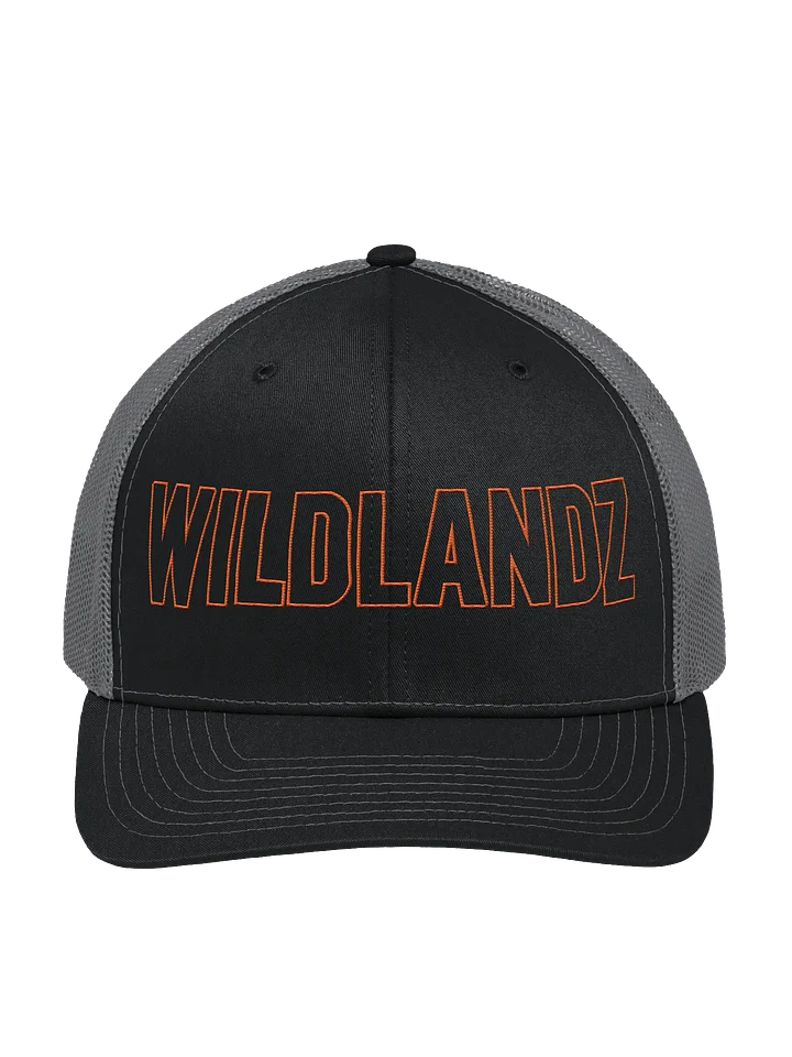 WILDLANDZ Outline Orange Trucker Hat product image (1)