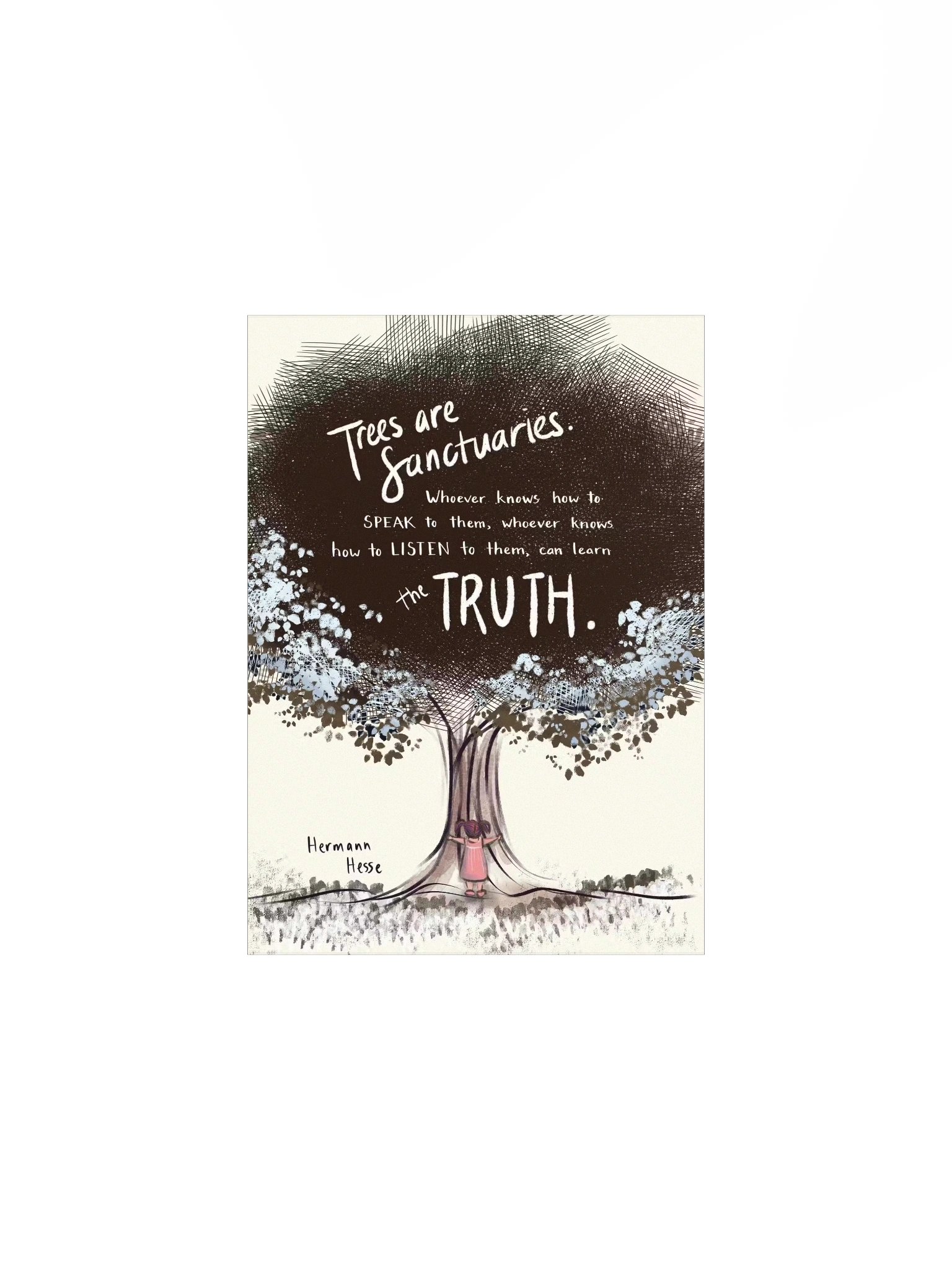 Trees Are Sanctuaries Art Print product image (2)