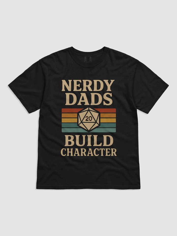 Nerdy Dads Build Character T-Shirt - Father's Day Gift product image (6)