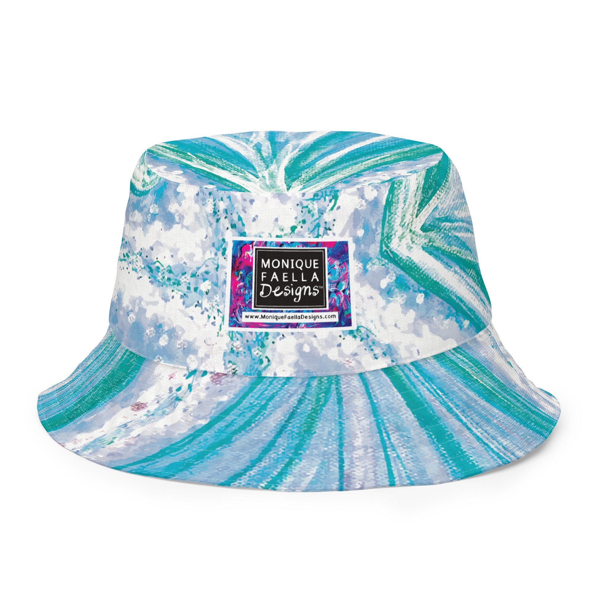 Cyan Starfish Painting | Reversible Bucket Hat product image (1)