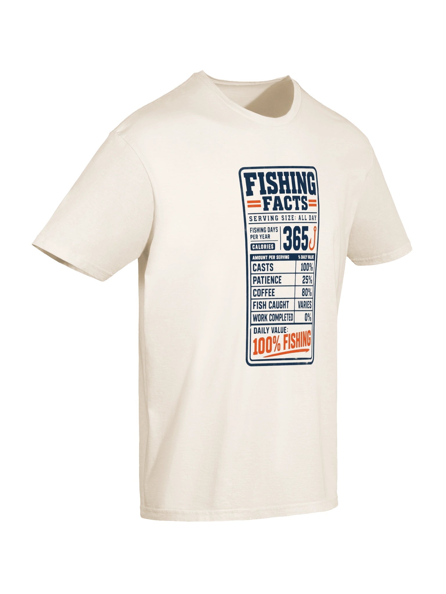 Daily Value: 100% Fishing T-Shirt product image (6)